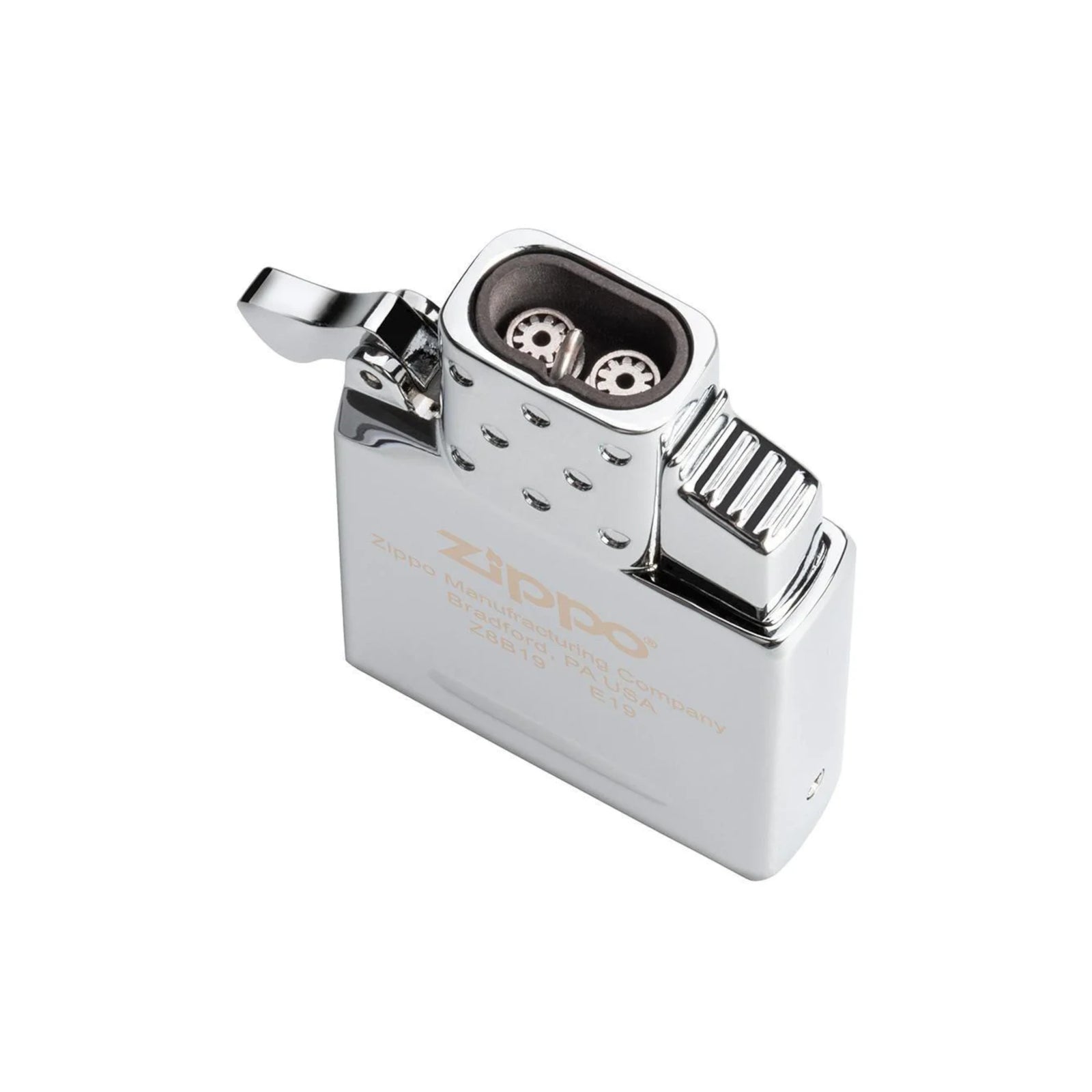 zippo inserto gas doppia fiamma