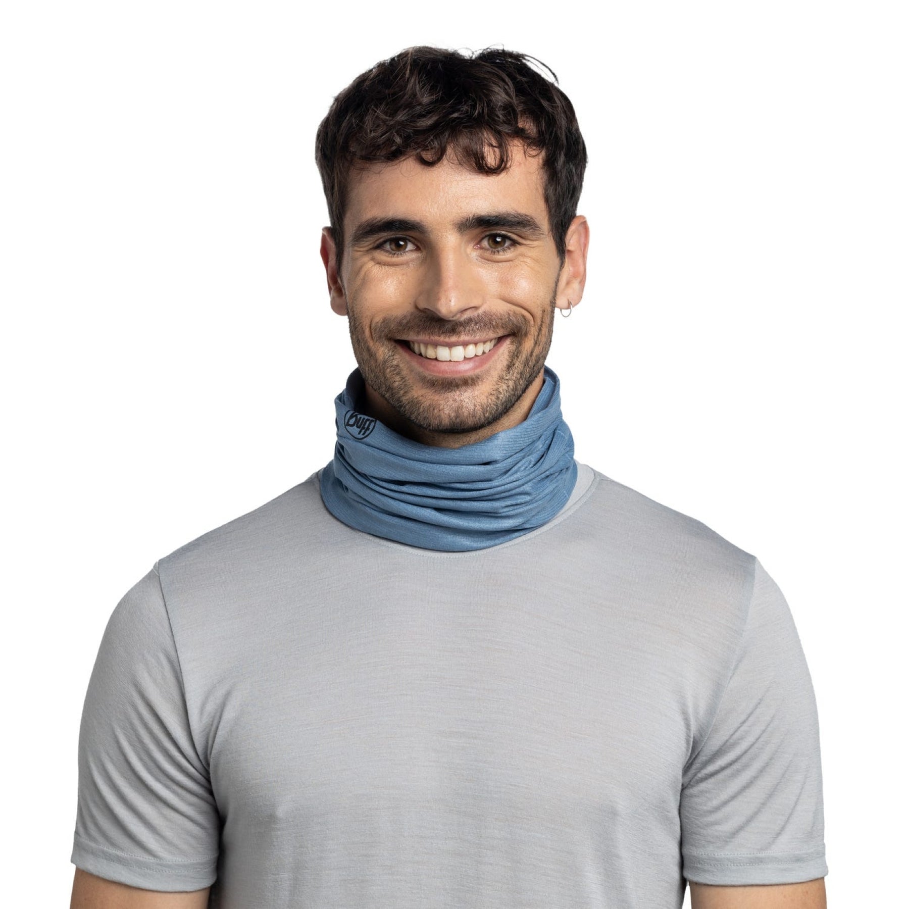 BUFF | COOLNET UV NECKWEAR INSECT SHIELD - SOLID SLATE - Scaldacollo repellente con protezione solare