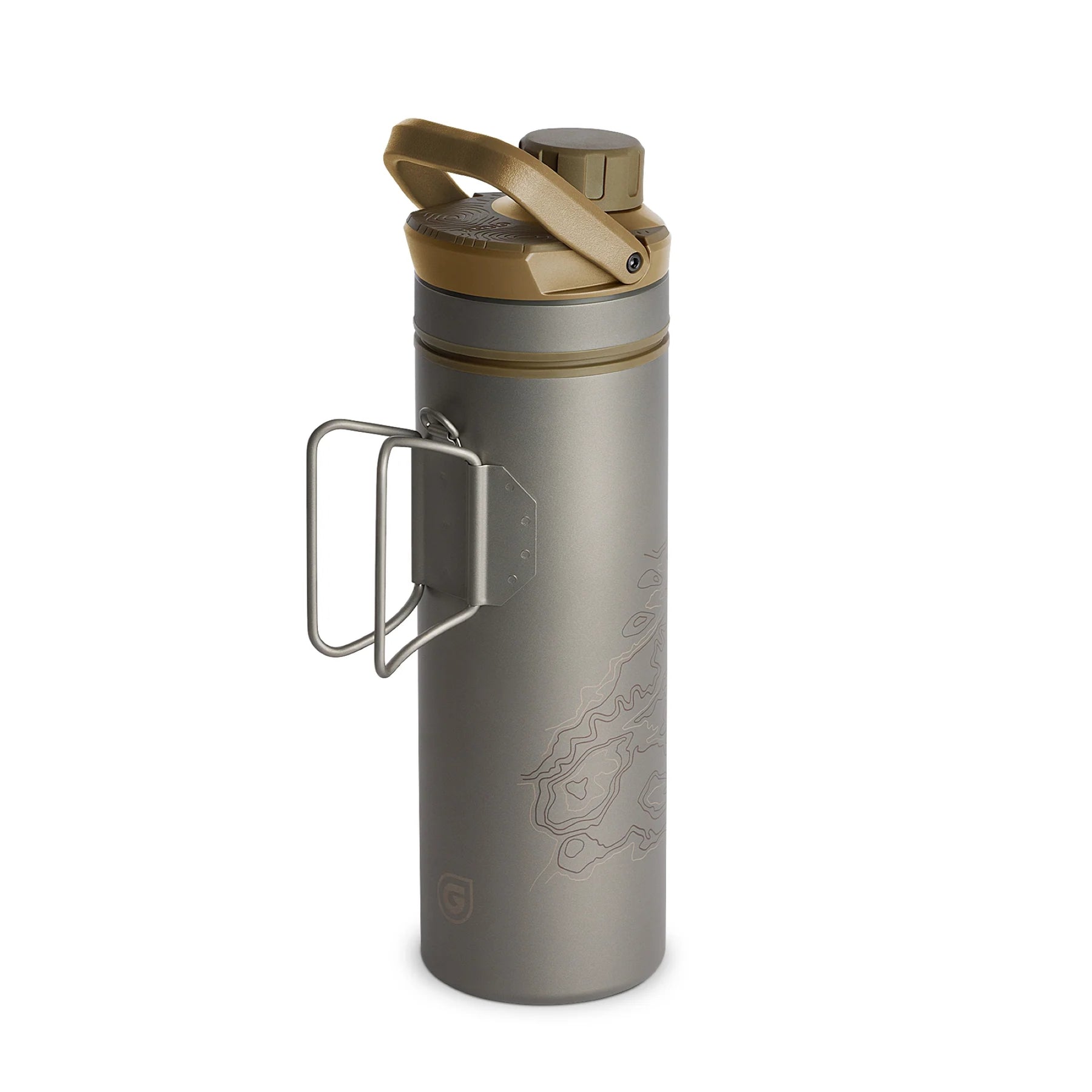 Grayl | UltraPress TI PURIFIER - Borraccia potabilizzante da 500 ml in titanio
