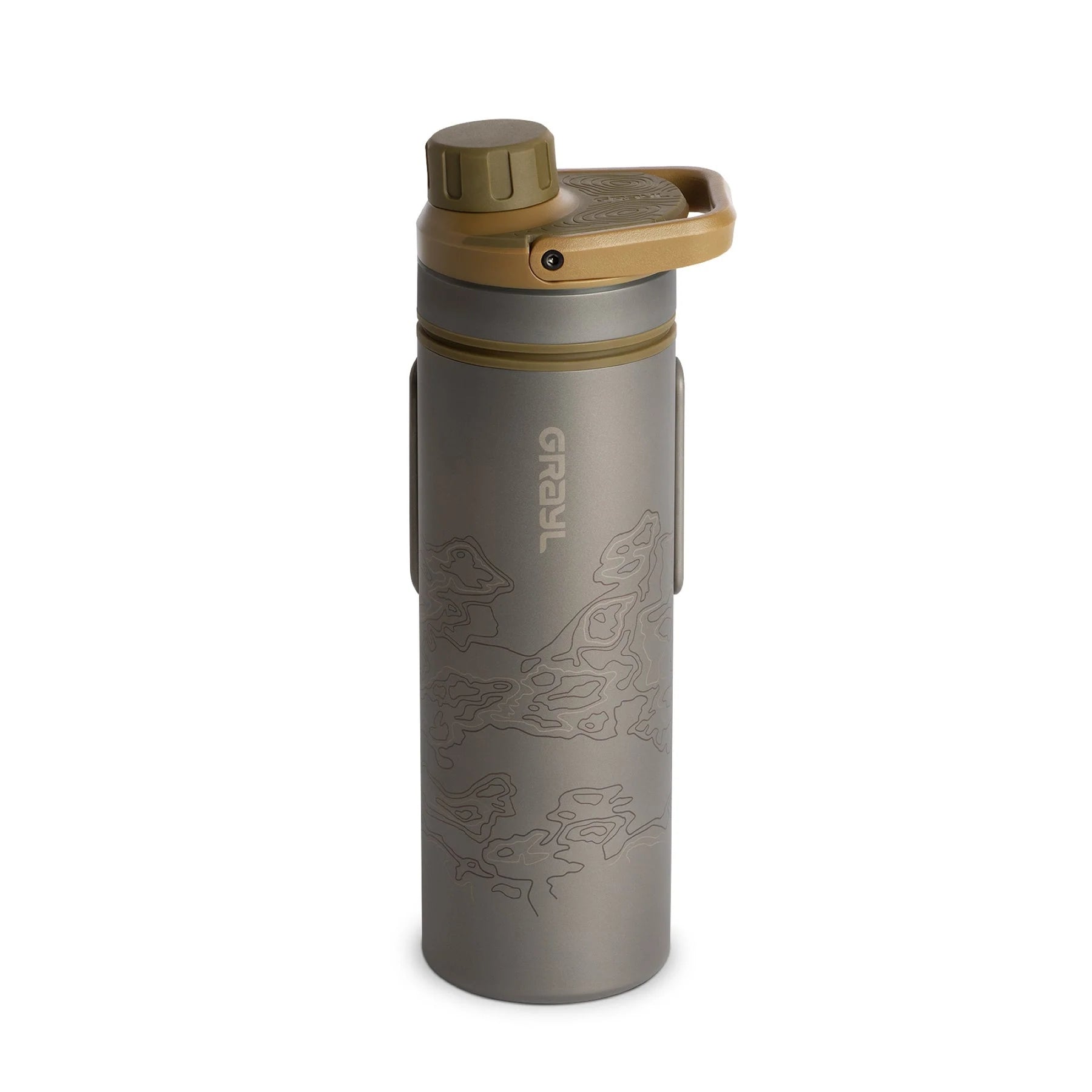 Grayl | UltraPress TI PURIFIER - Borraccia potabilizzante da 500 ml in titanio