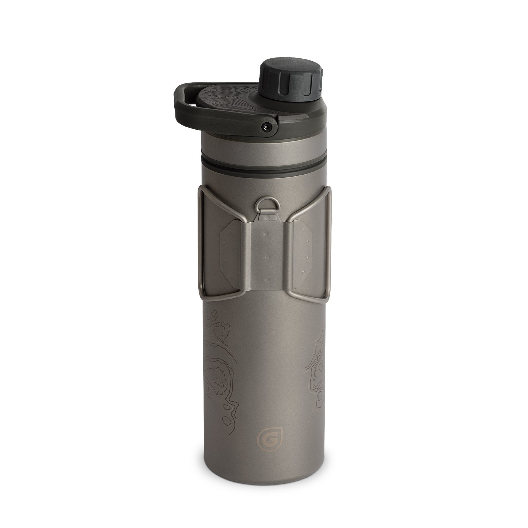 Grayl | UltraPress TI PURIFIER - Borraccia potabilizzante da 500 ml in titanio