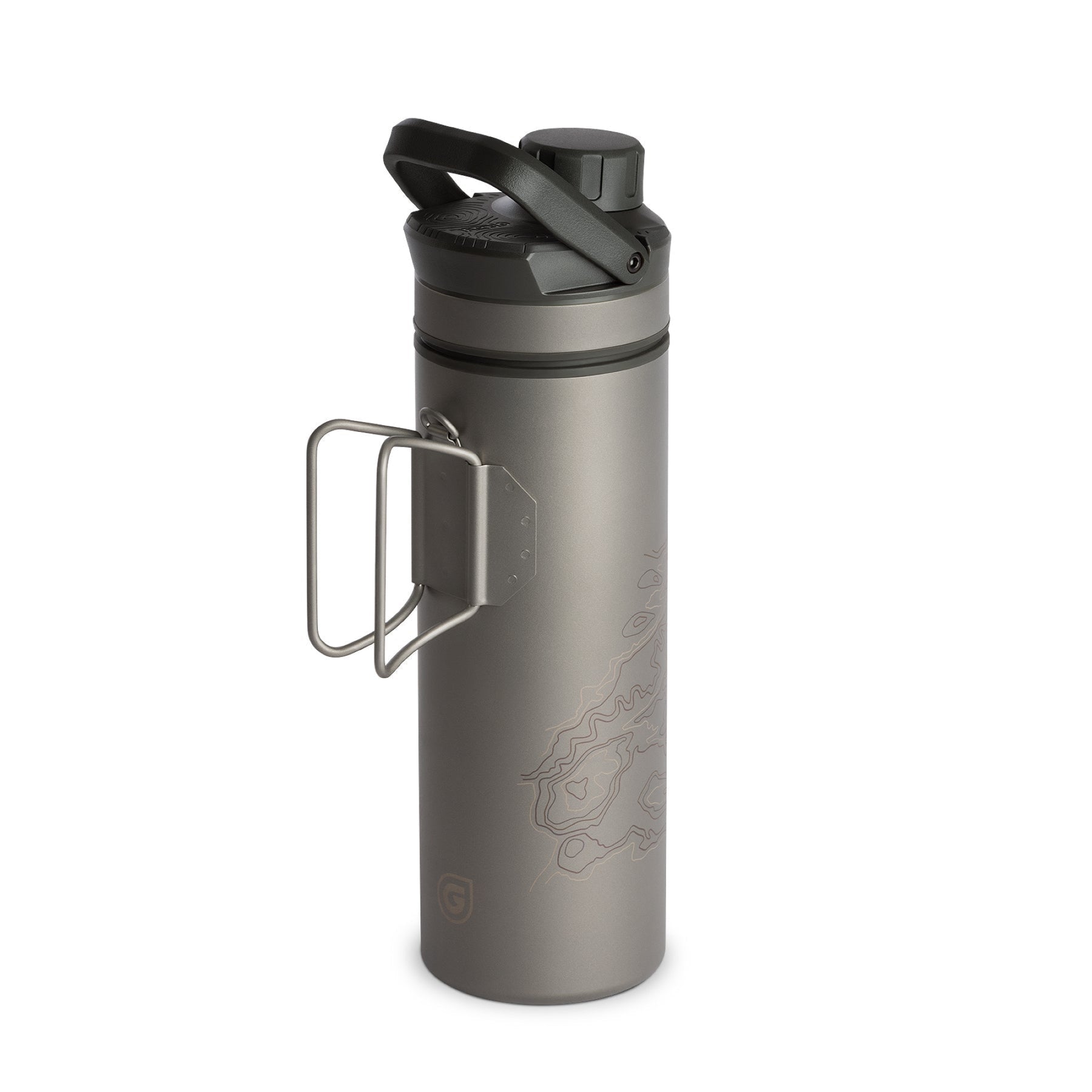Grayl | UltraPress TI PURIFIER - Borraccia potabilizzante da 500 ml in titanio