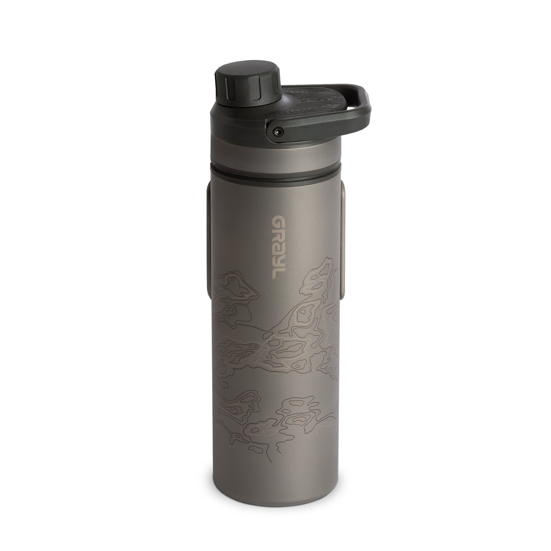 Grayl | UltraPress TI PURIFIER - Borraccia potabilizzante da 500 ml in titanio