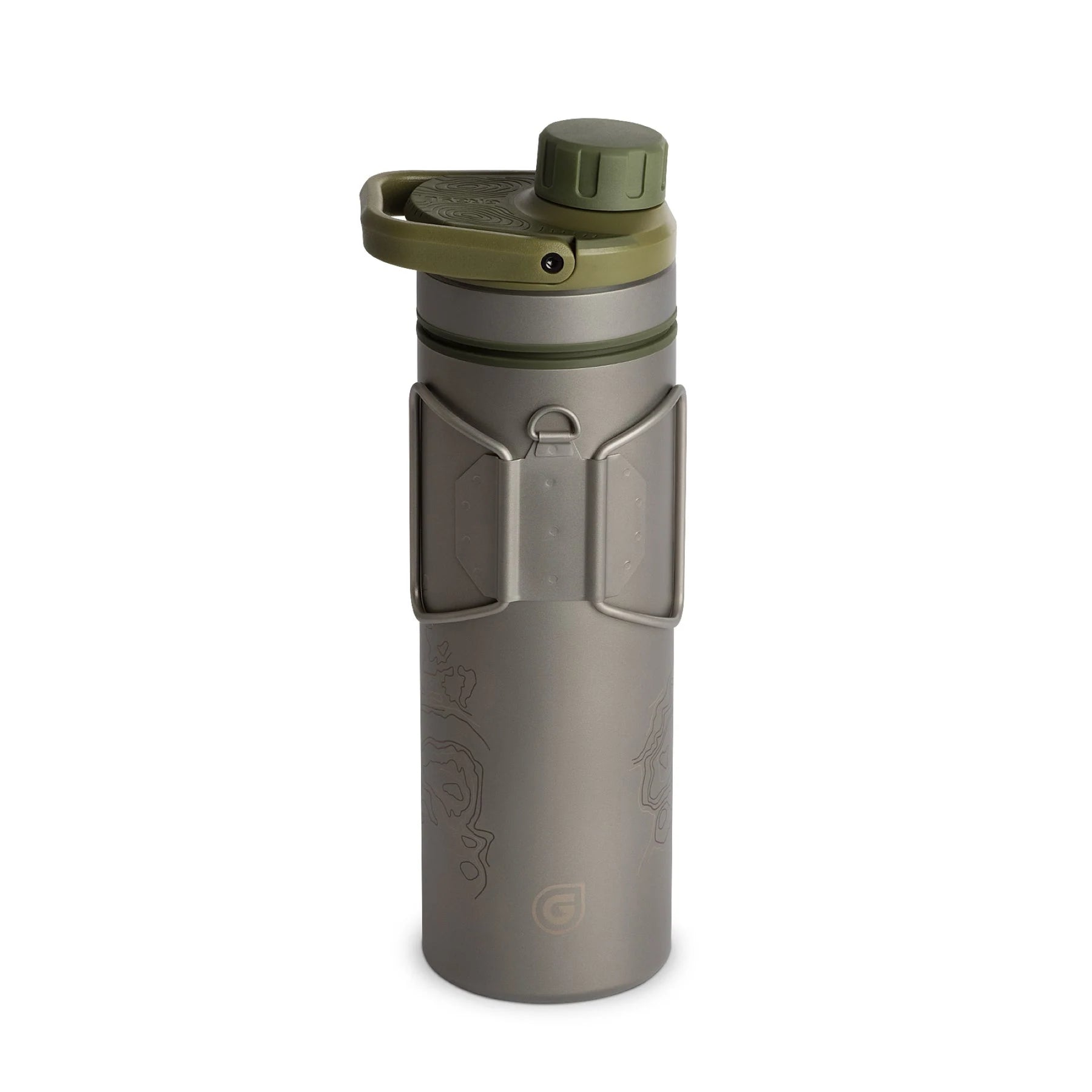 Grayl | UltraPress TI PURIFIER - Borraccia potabilizzante da 500 ml in titanio