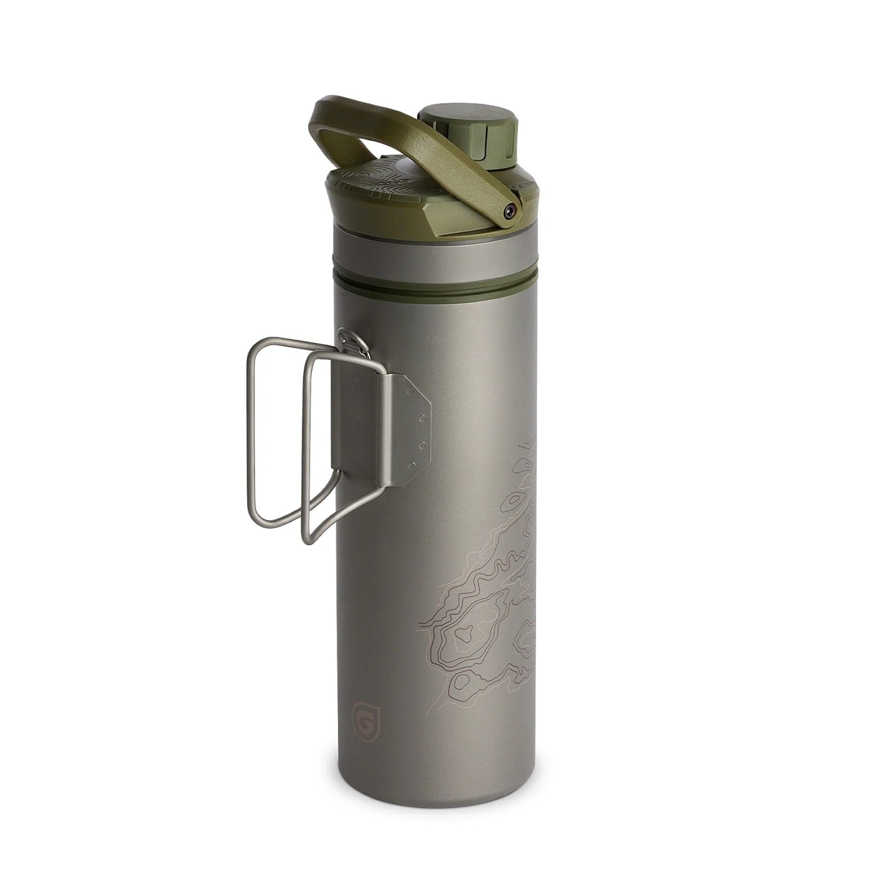 Grayl | UltraPress TI PURIFIER - Borraccia potabilizzante da 500 ml in titanio