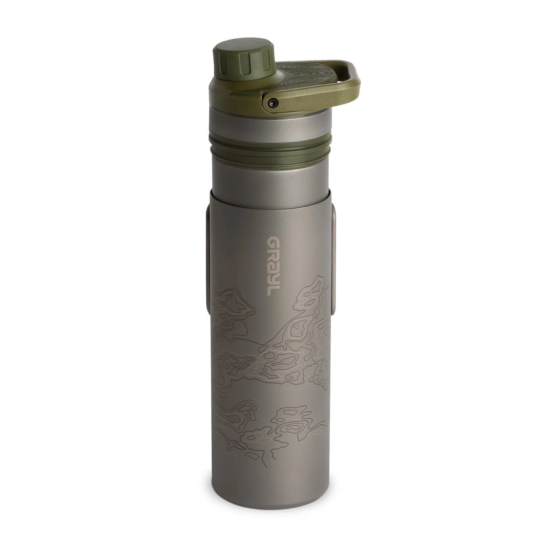 Grayl | UltraPress TI PURIFIER - Borraccia potabilizzante da 500 ml in titanio