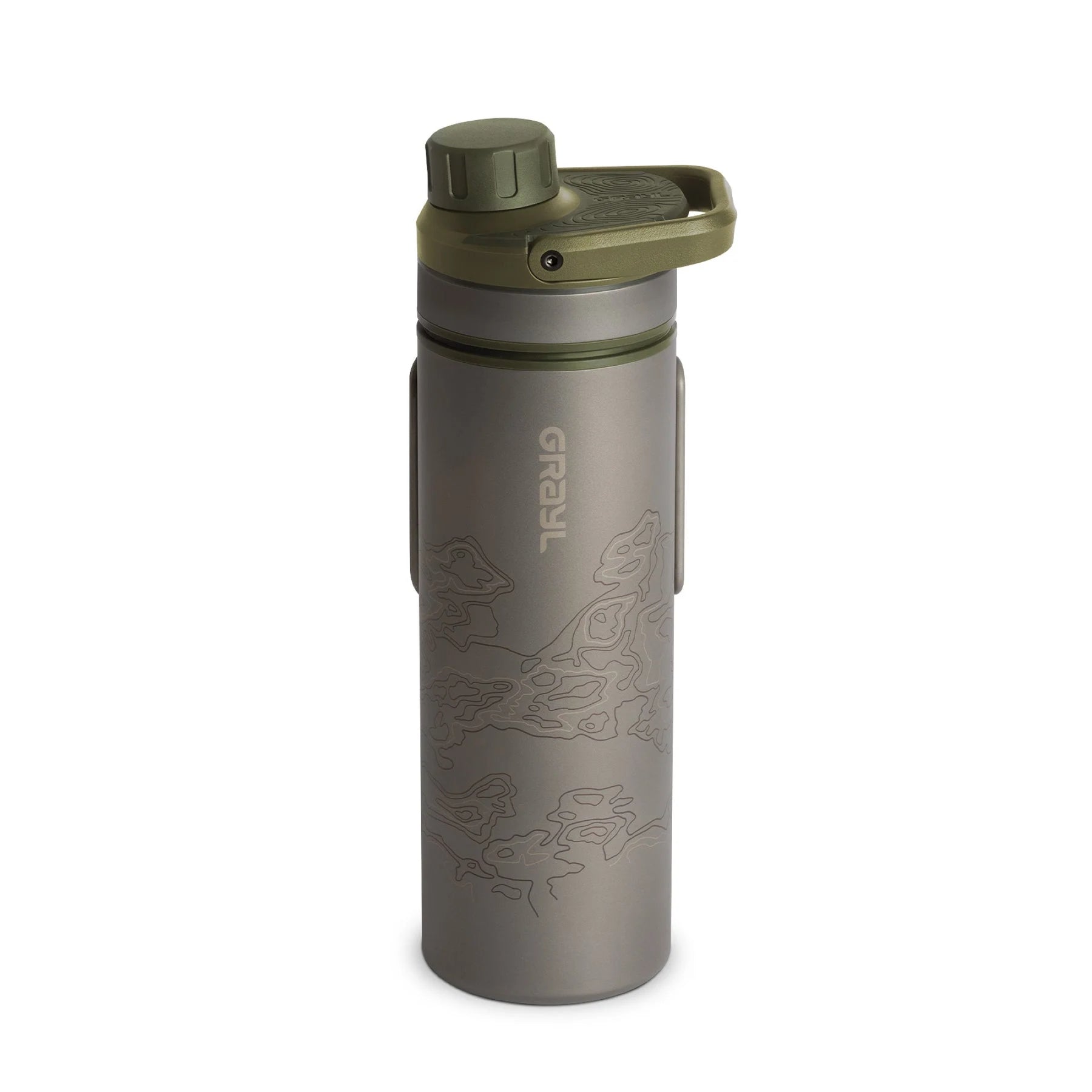 Grayl | UltraPress TI PURIFIER - Borraccia potabilizzante da 500 ml in titanio