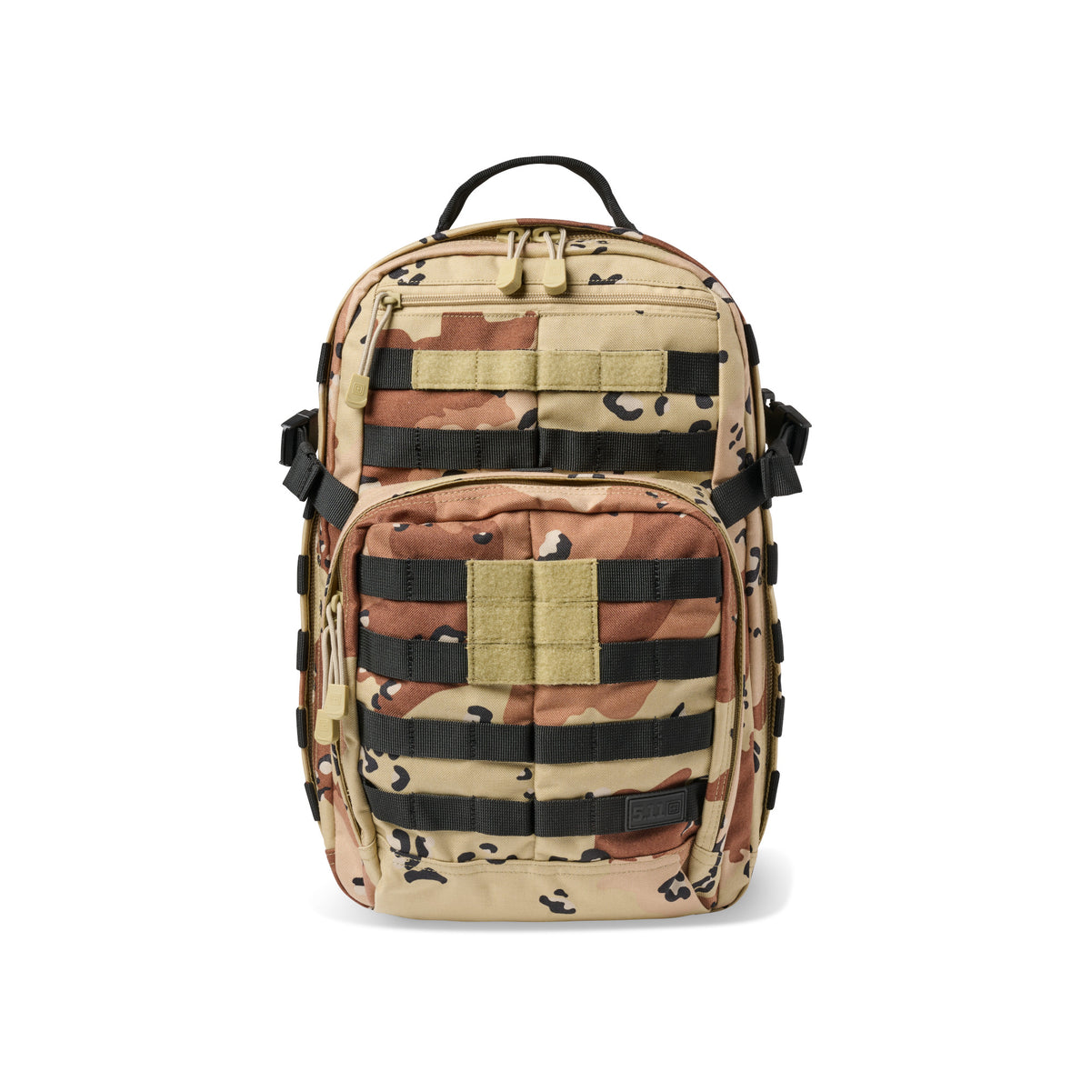 5.11 Tactical Rush12 2.0: Zaino tattico compatto da 24 litri, versione aggiornata del modello più iconico del brand. Realizzato in robusto nylon 1050D, include uno scomparto imbottito per laptop, un vano CCW occultato per il trasporto sicuro e una tasca frontale con organizzazione interna avanzata. Caratterizzato dal sistema MOLLE esterno per la massima modularità, è ideale per uso quotidiano, attività outdoor o come zaino operativo leggero.