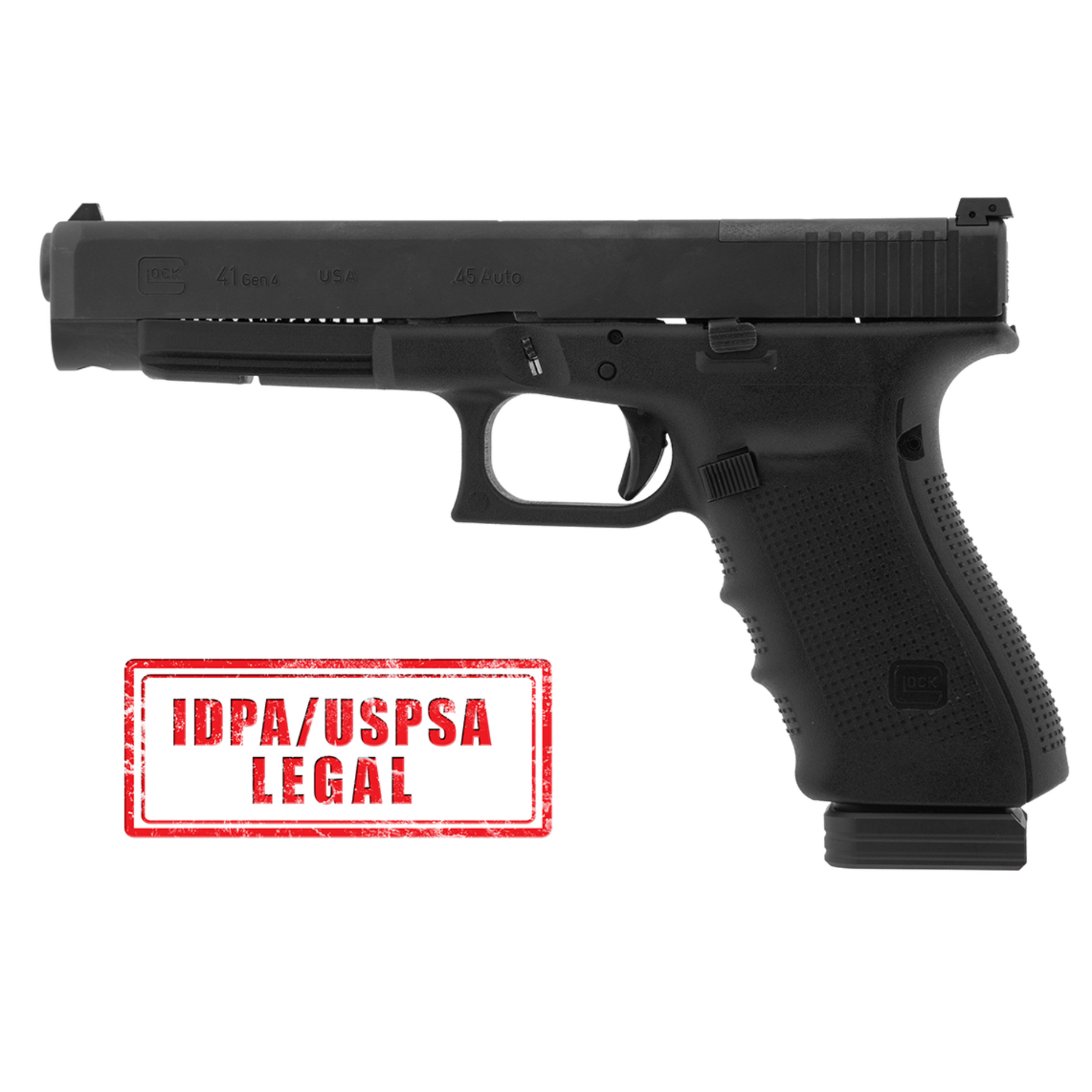 UTG | +0 BASE PAD FOR GLOCK .45 ACP/10MM OEM MAGAZINE - Pad per caricatore