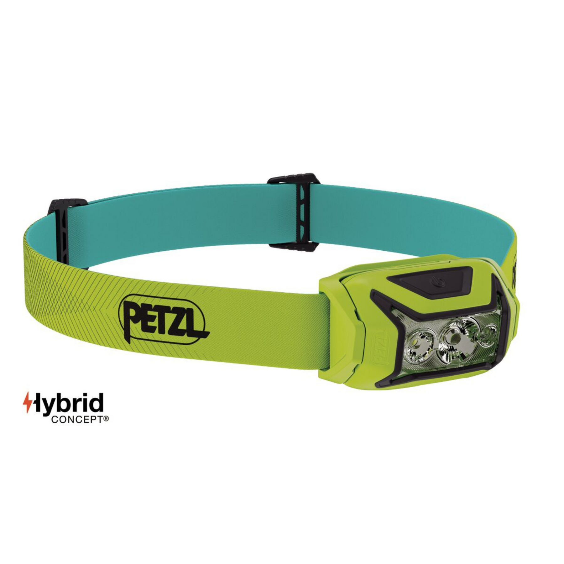 Petzl Actik torcia frontale Hybrid Concept 450 lumens, lampada da testa per trekking, alpinismo e outdoor, illuminazione potente e versatile, su backpacco.it