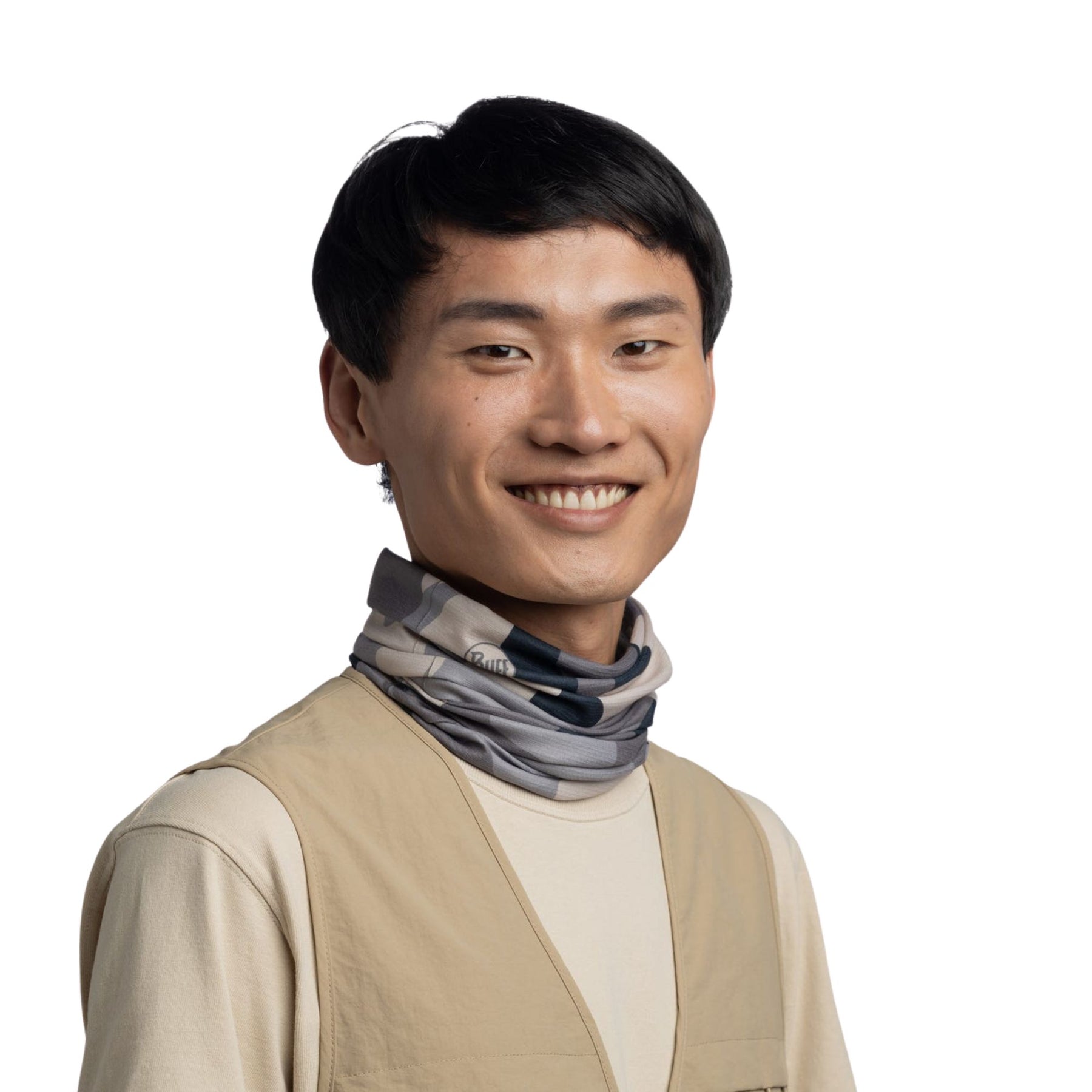 BUFF | COOLNET UV NECKWEAR - ELWAT GREY - Scaldacollo con protezione solare