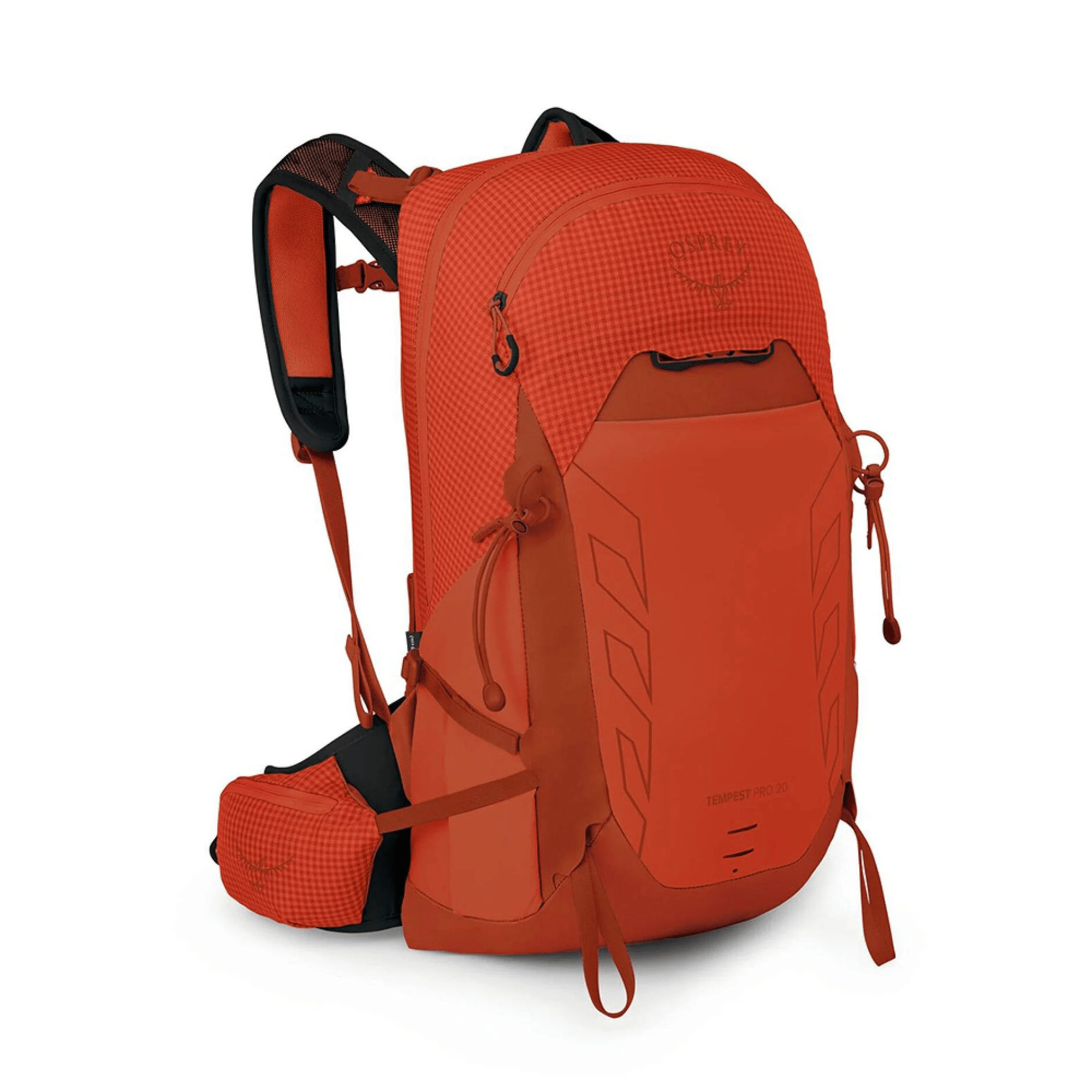 Osprey Tempest 33L - Zaino Da Trekking Da Donna, Leggero, Con Cintura Sui Fianchi, Colore: Rosso Pampa/Grigio Carbone, Pampa Rossa/Grigio Carbone, Taglia Unica, Zaino Da Trekking Leggero