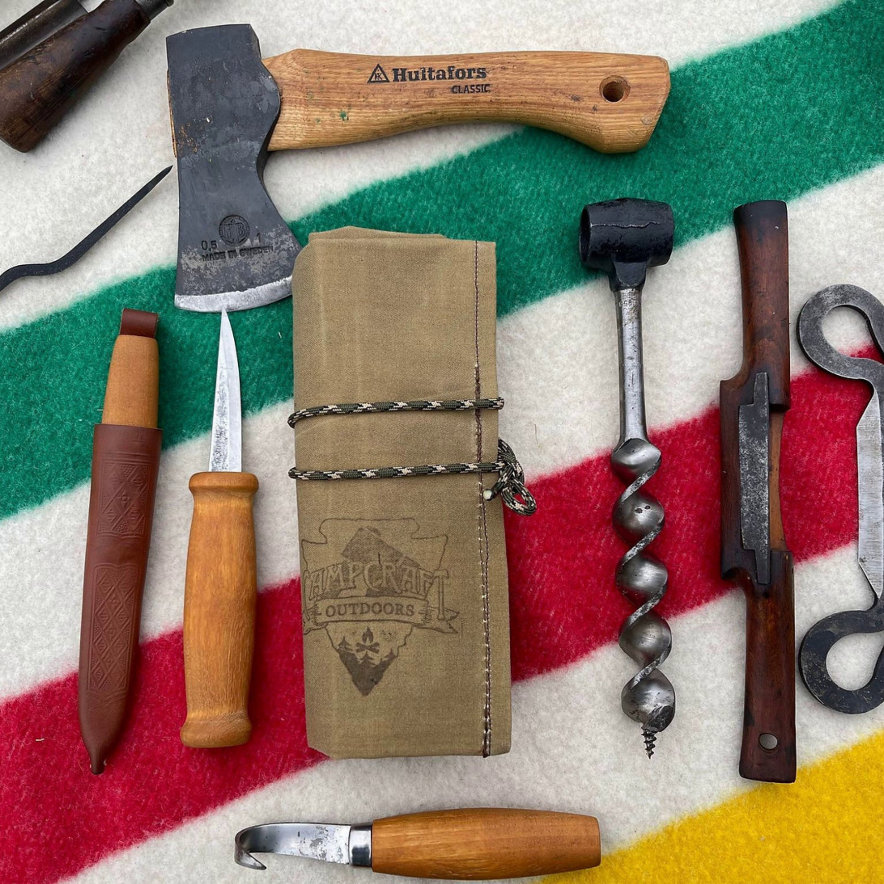 CAMPCRAFT | BUSHCRAFT TOOL ROLL - Custodia per attrezzi