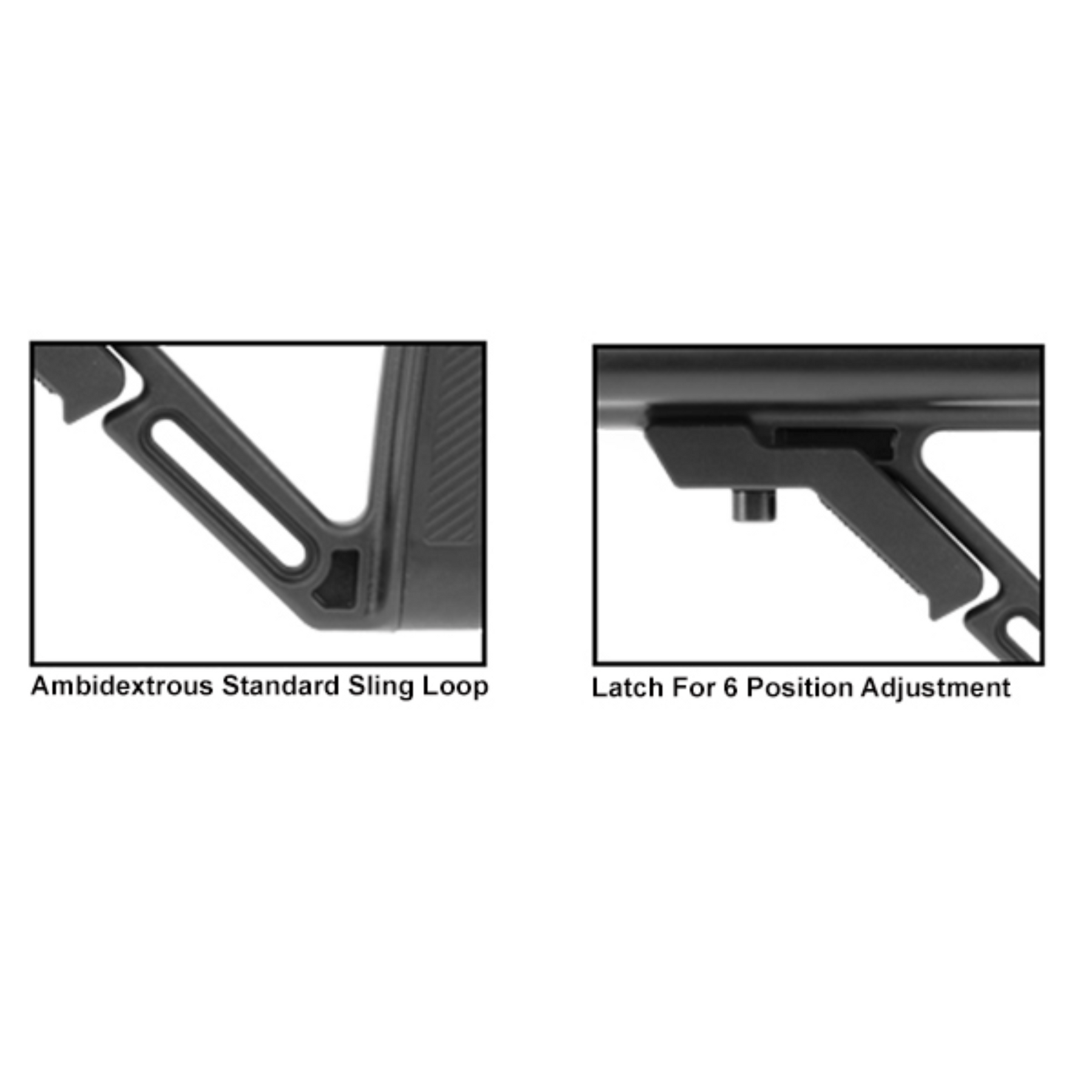 UTG | AR15 OPS READY S2 MIL-SPEC STOCK ONLY - Calcio AR-15 Mil-Spec