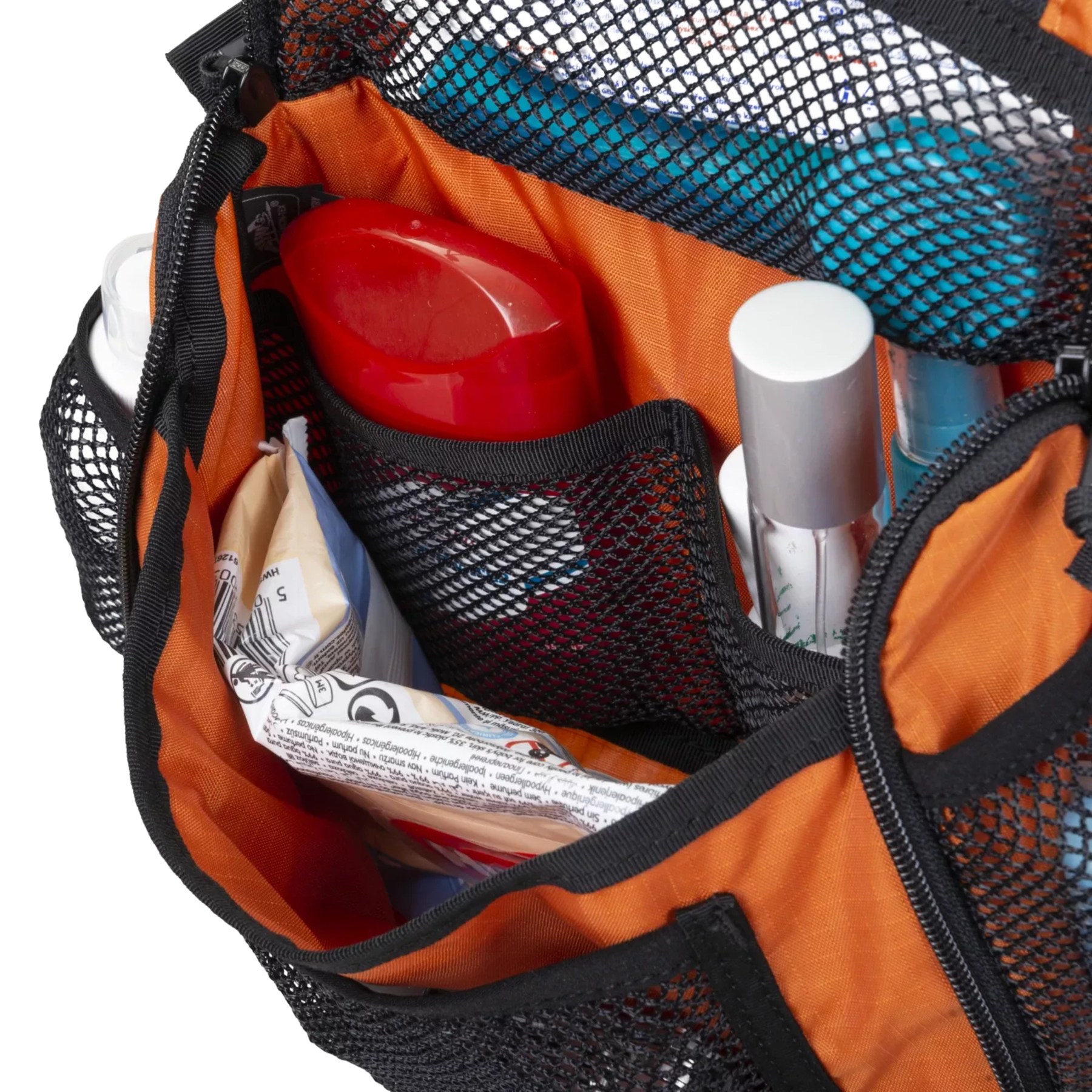 Helikon-Tex Travel Toiletry Bag, necessaire da bagno e trousse da viaggio, borsa appendibile con tasche a rete e pannello in velcro per patch, kit igienico da campeggio e trekking, su backpacco.it