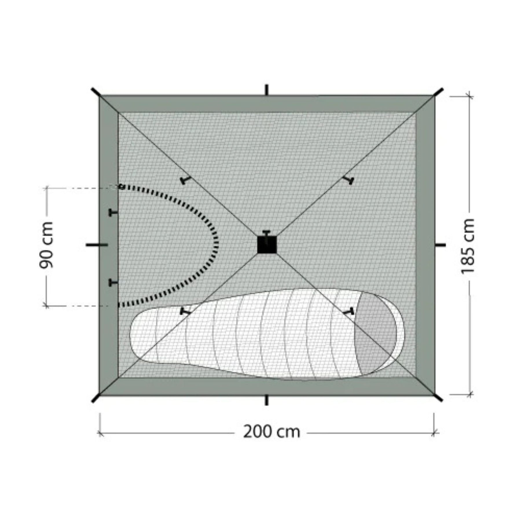 DD | SUPERLIGHT PYRAMID MESH TENT - Tenda zanzariera