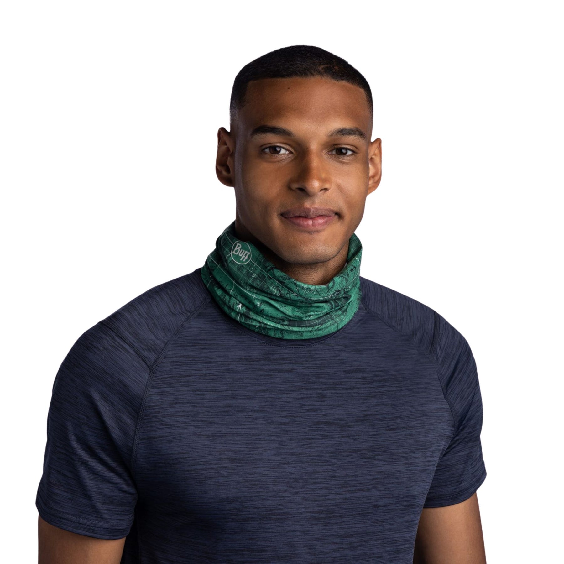 BUFF | COOLNET UV NECKWEAR - ARK EVER GREEN - Scaldacollo con protezione solare