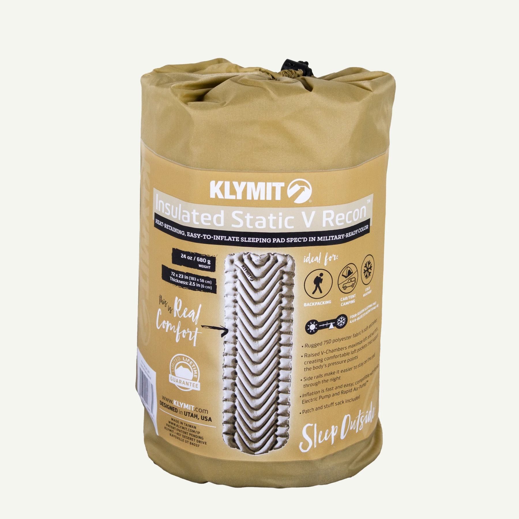 INSULATED STATIC V RECON SLEEPING PAD