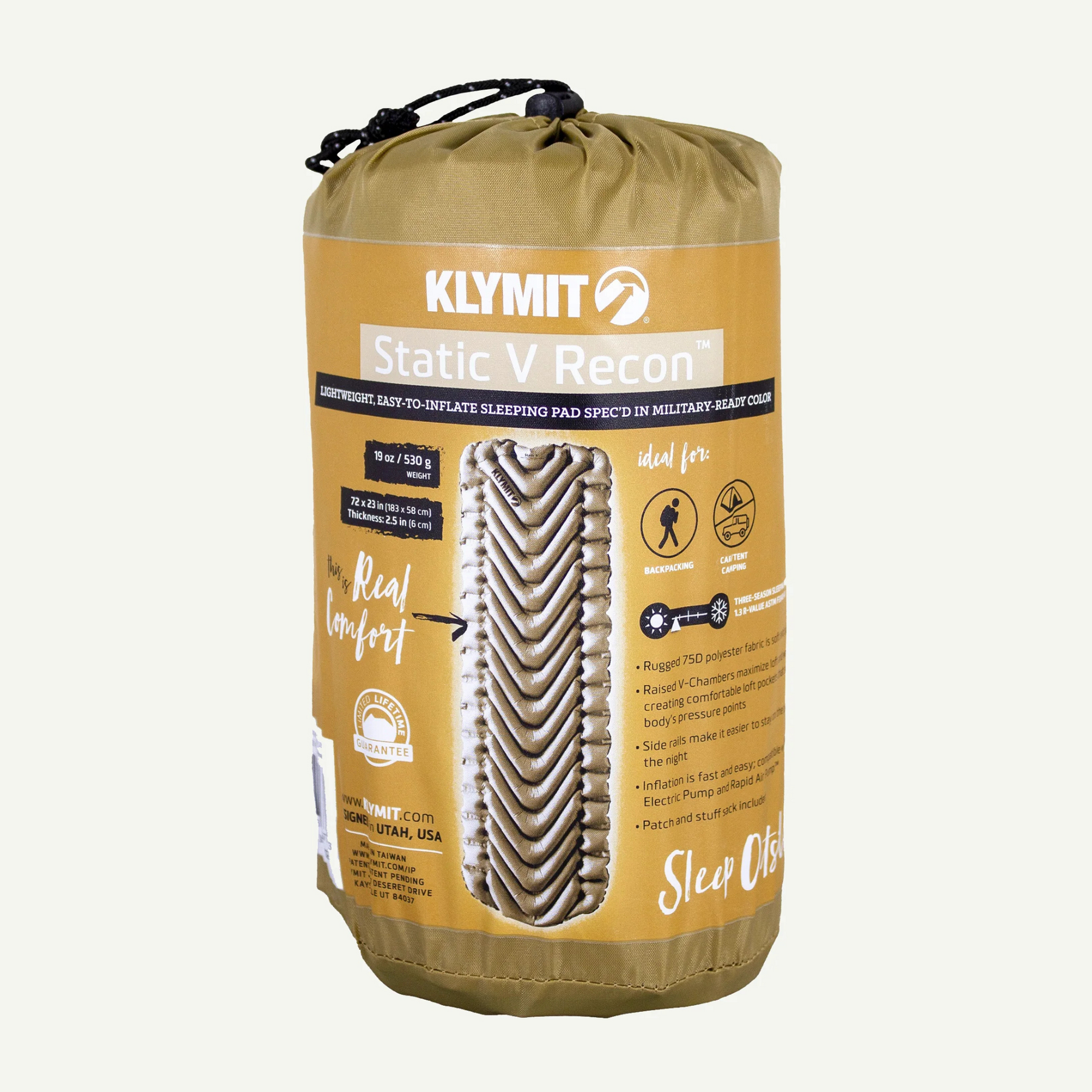 KLYMIT | STATIC V RECON SLEEPING PAD - Materassino gonfiabile