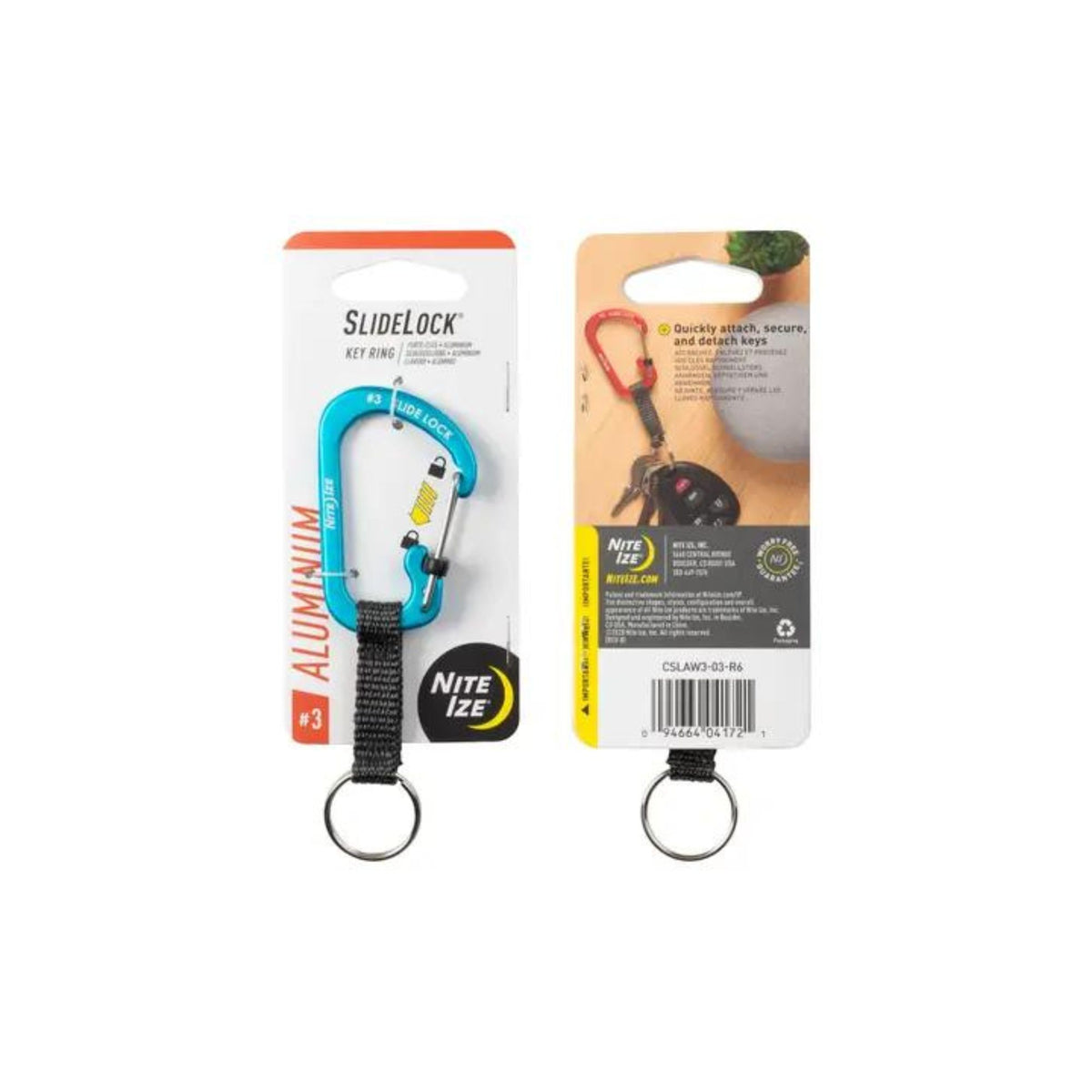 NITE IZE | SLIDELOCK KEY RING - Portachiavi