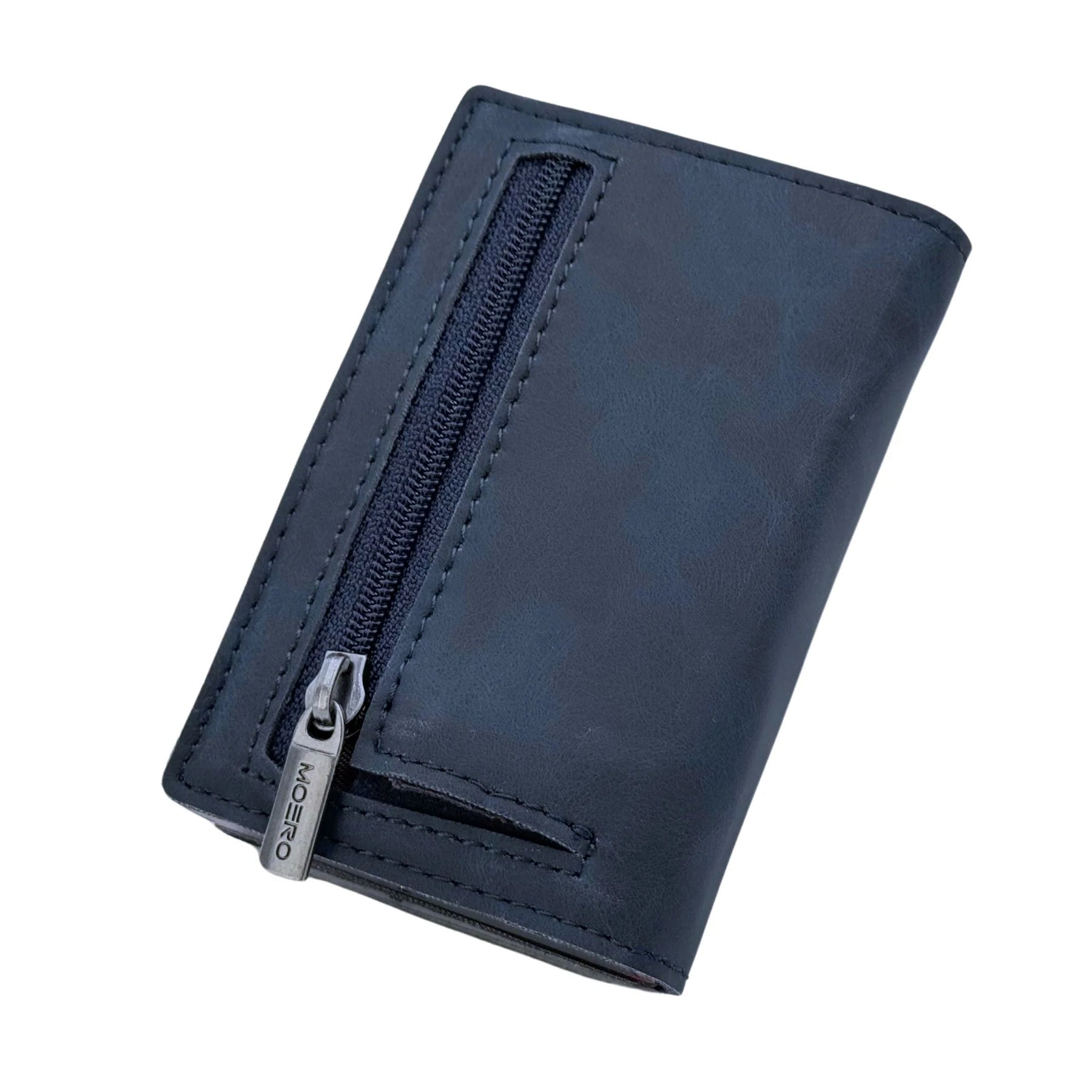 MOERO | PRO ZIP VINTAGE BLUE - OIL GREEN - Wallet