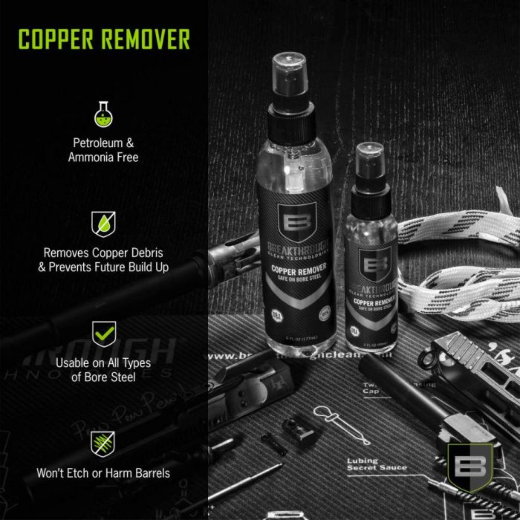 BREAKTHROUGH | COPPER REMOVER - Solvente per incrostazioni di rame