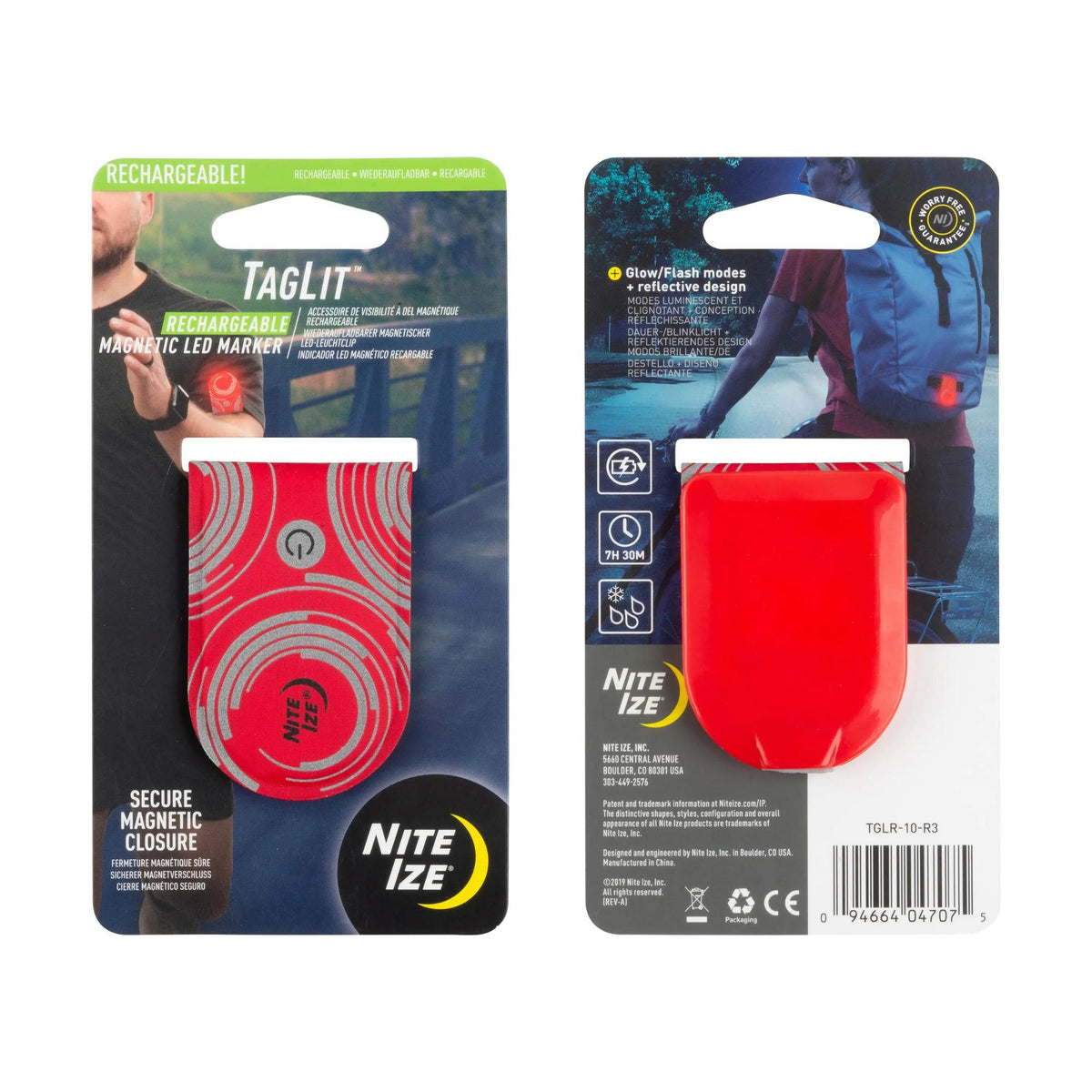 NITE IZE | TAGLIT RECHARGEABLE MAGNETIC LED MARKER - Segnalatore luminoso
