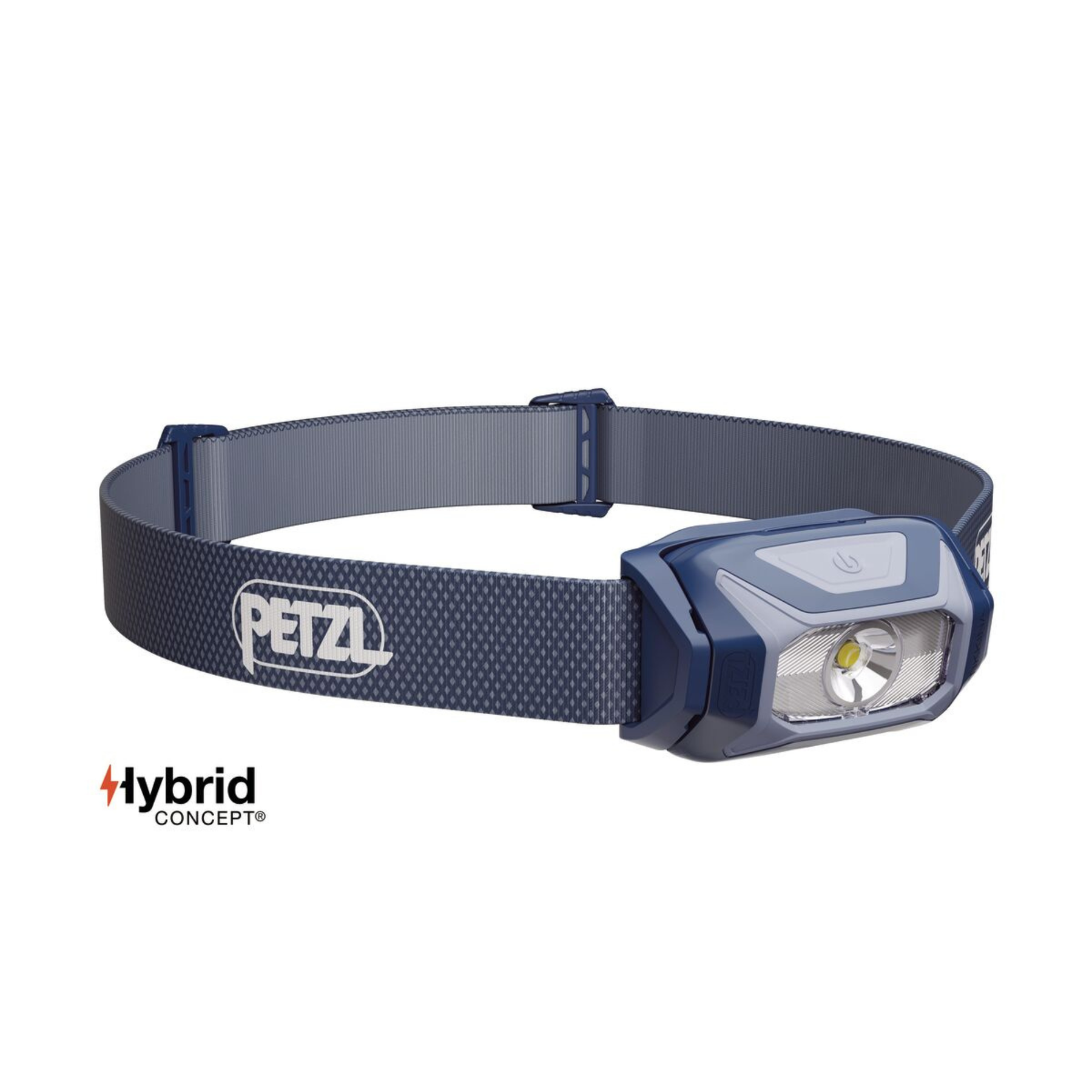 Petzl Tikkina torcia frontale 300 lumens versione 2025, lampada da testa ibrida per campeggio e trekking, illuminazione base compatta, su backpacco.it