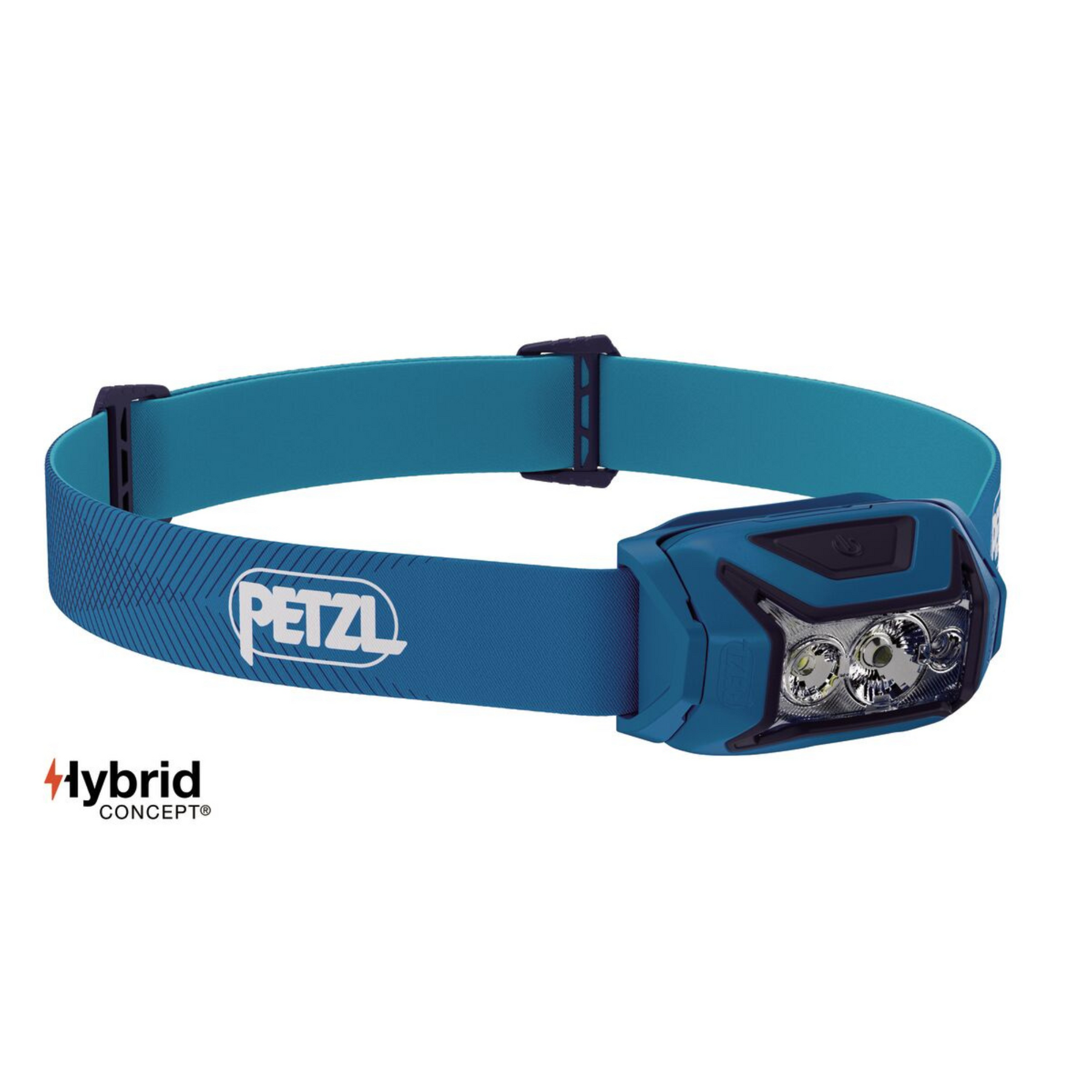 Petzl Actik torcia frontale Hybrid Concept 450 lumens, lampada da testa per trekking, alpinismo e outdoor, illuminazione potente e versatile, su backpacco.it