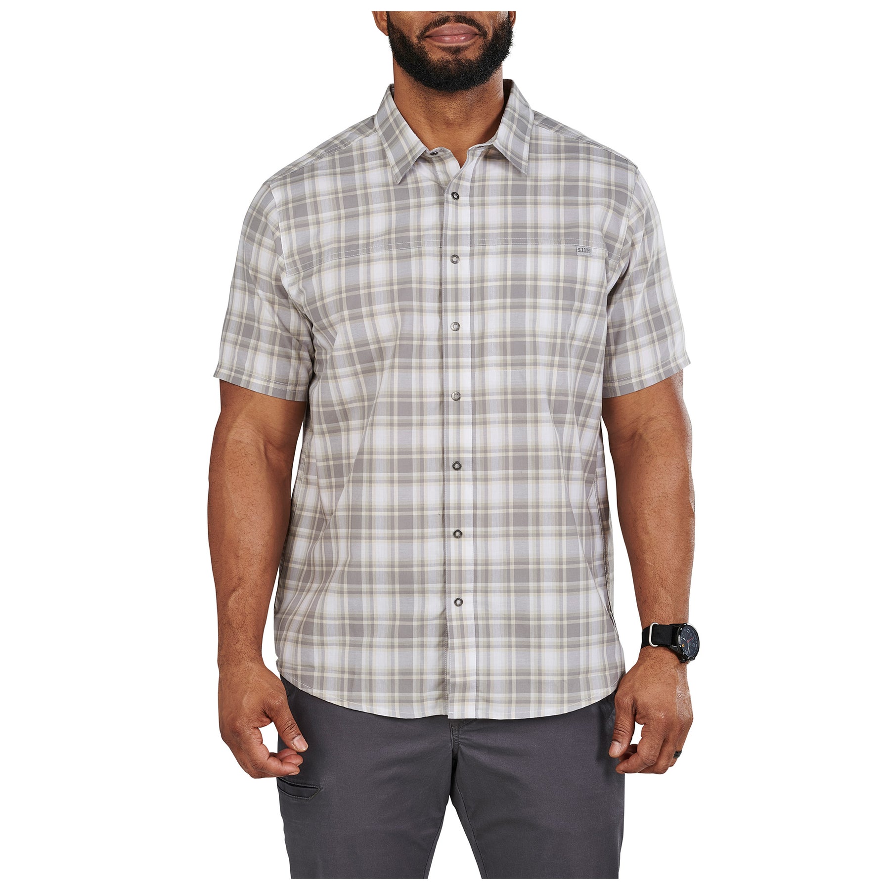 5.11 | WYATT SHORT SLEEVE PLAID SHIRT - Camicia