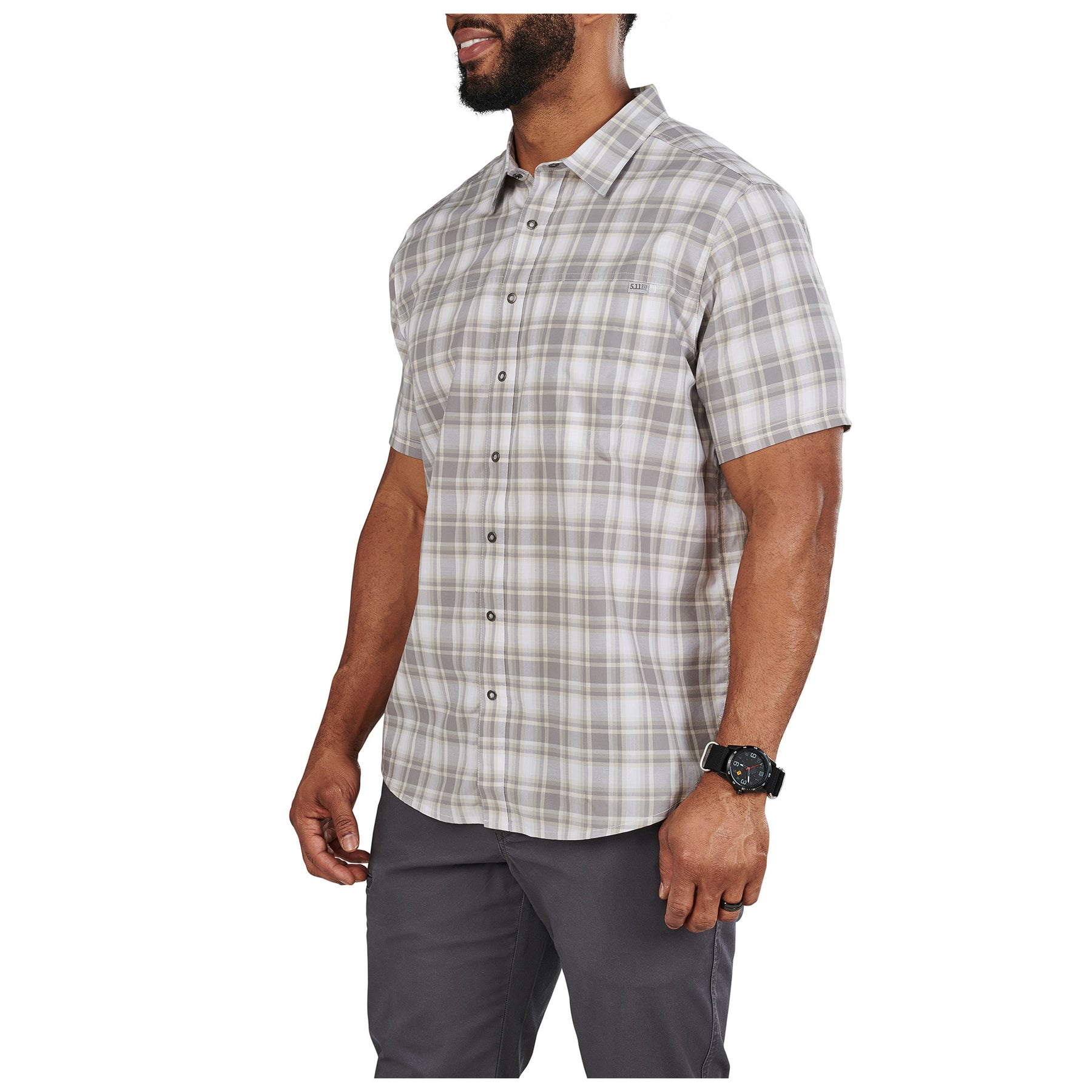 5.11 | WYATT SHORT SLEEVE PLAID SHIRT - Camicia