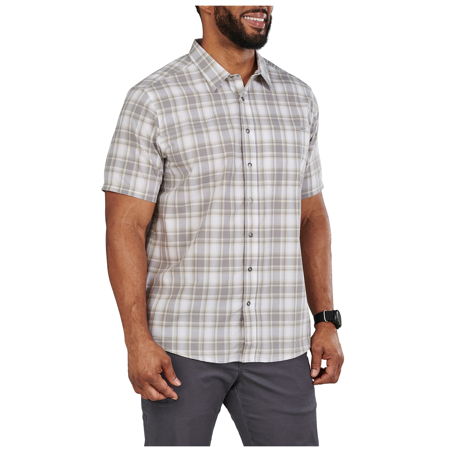 5.11 | WYATT SHORT SLEEVE PLAID SHIRT - Camicia