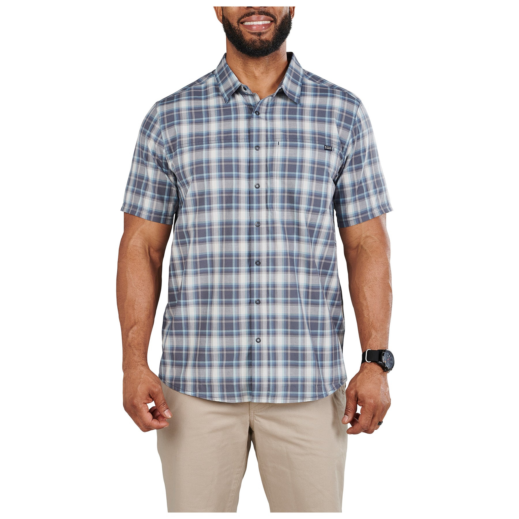 5.11 | WYATT SHORT SLEEVE PLAID SHIRT - Camicia