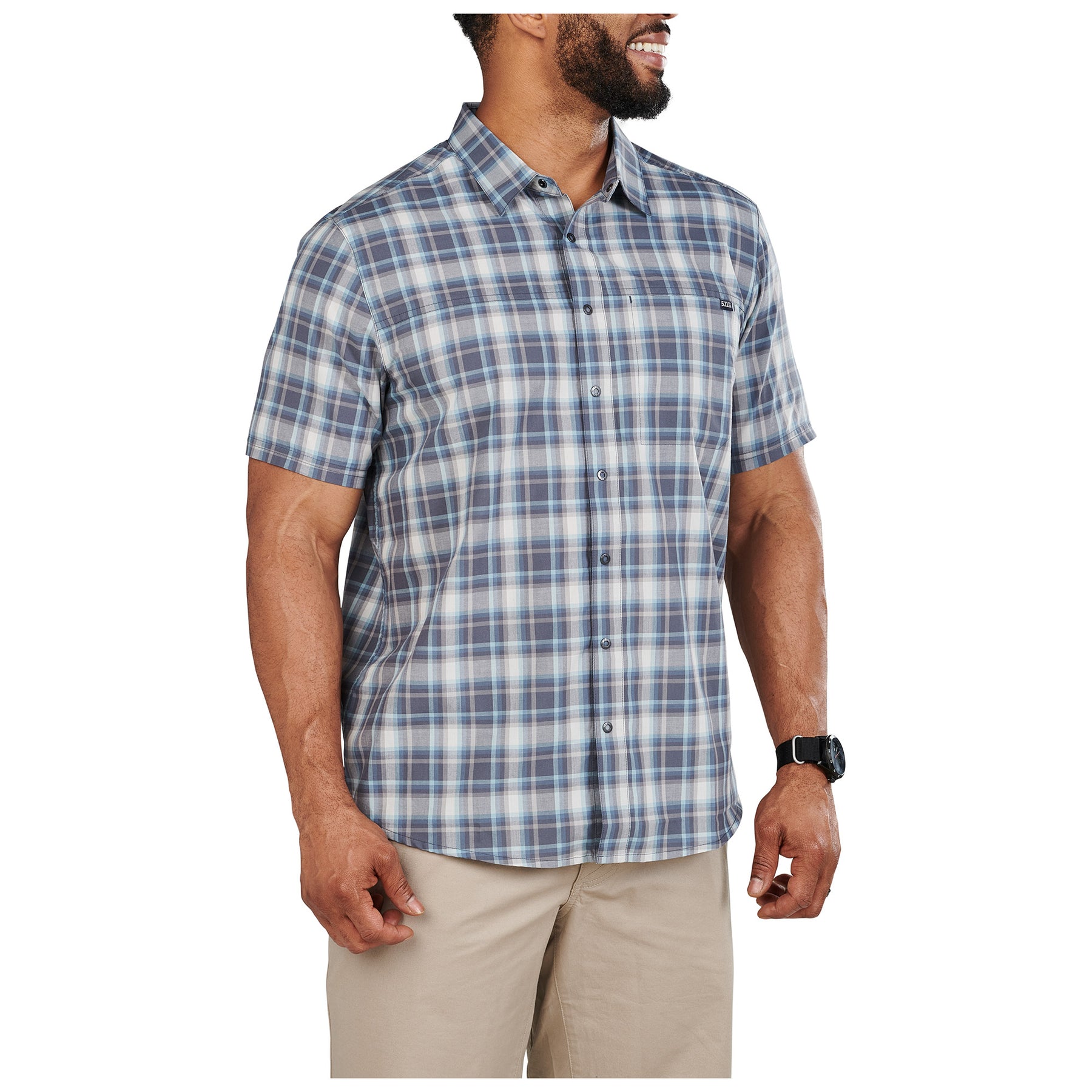 5.11 | WYATT SHORT SLEEVE PLAID SHIRT - Camicia