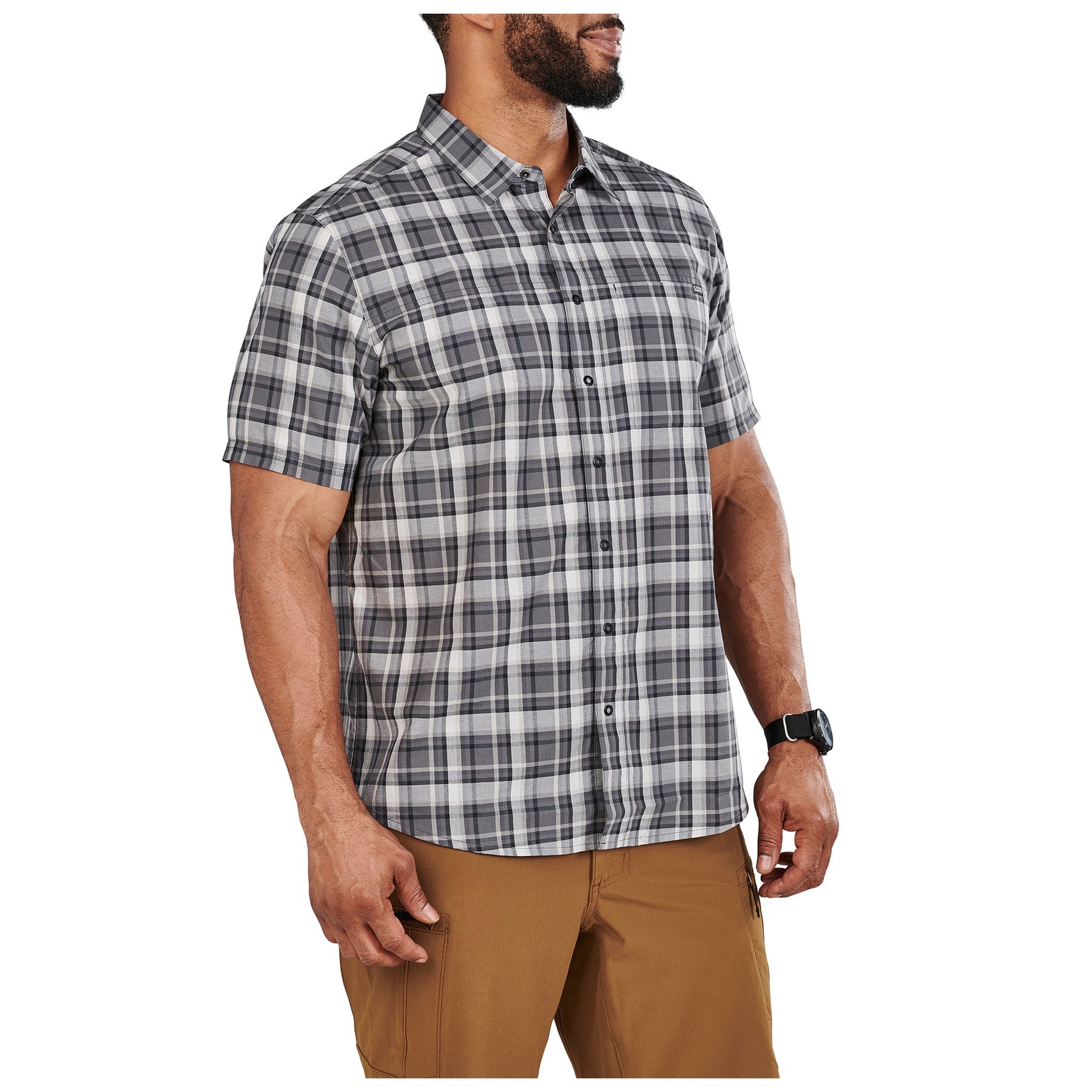 5.11 | WYATT SHORT SLEEVE PLAID SHIRT - Camicia