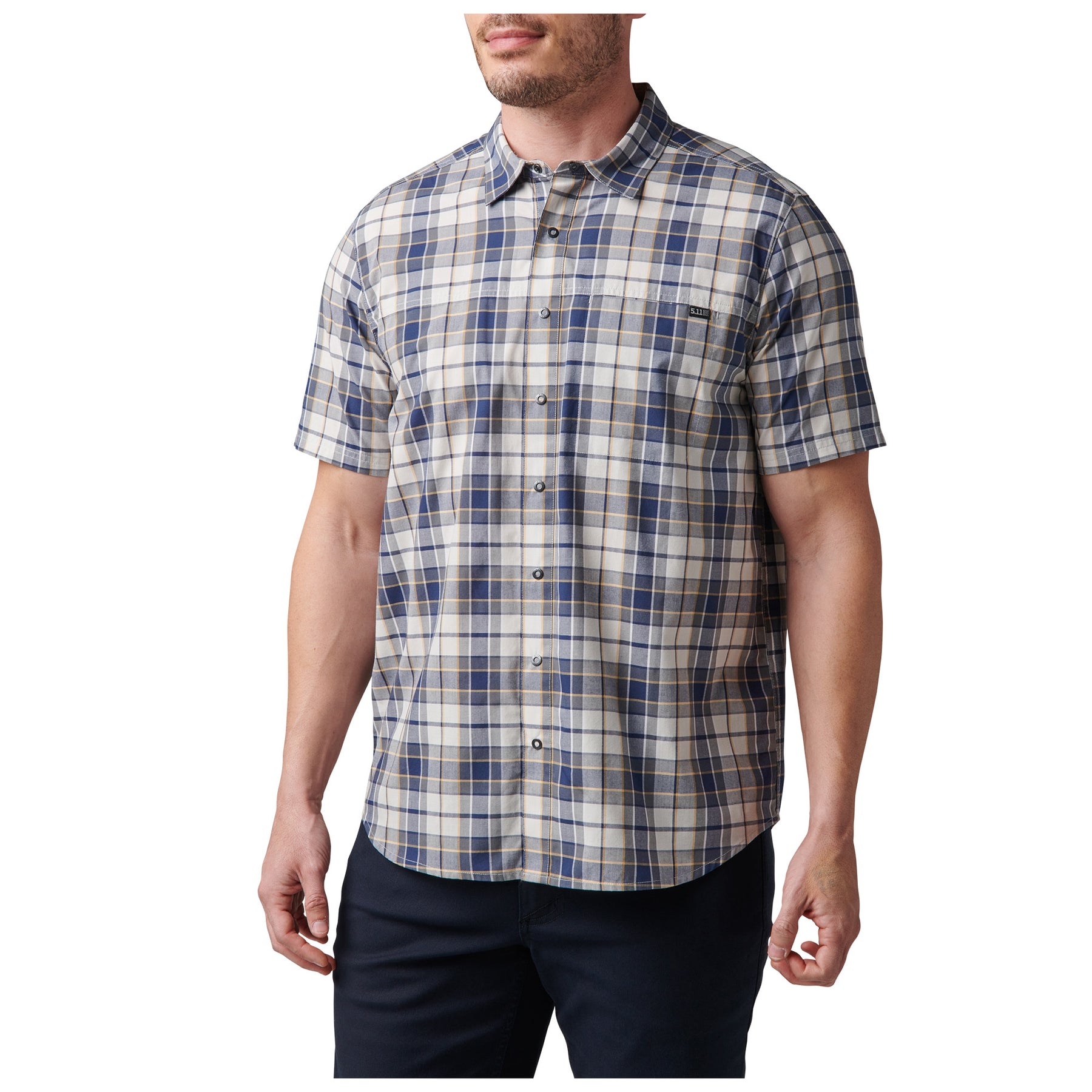 5.11 | WYATT SHORT SLEEVE PLAID SHIRT - Camicia