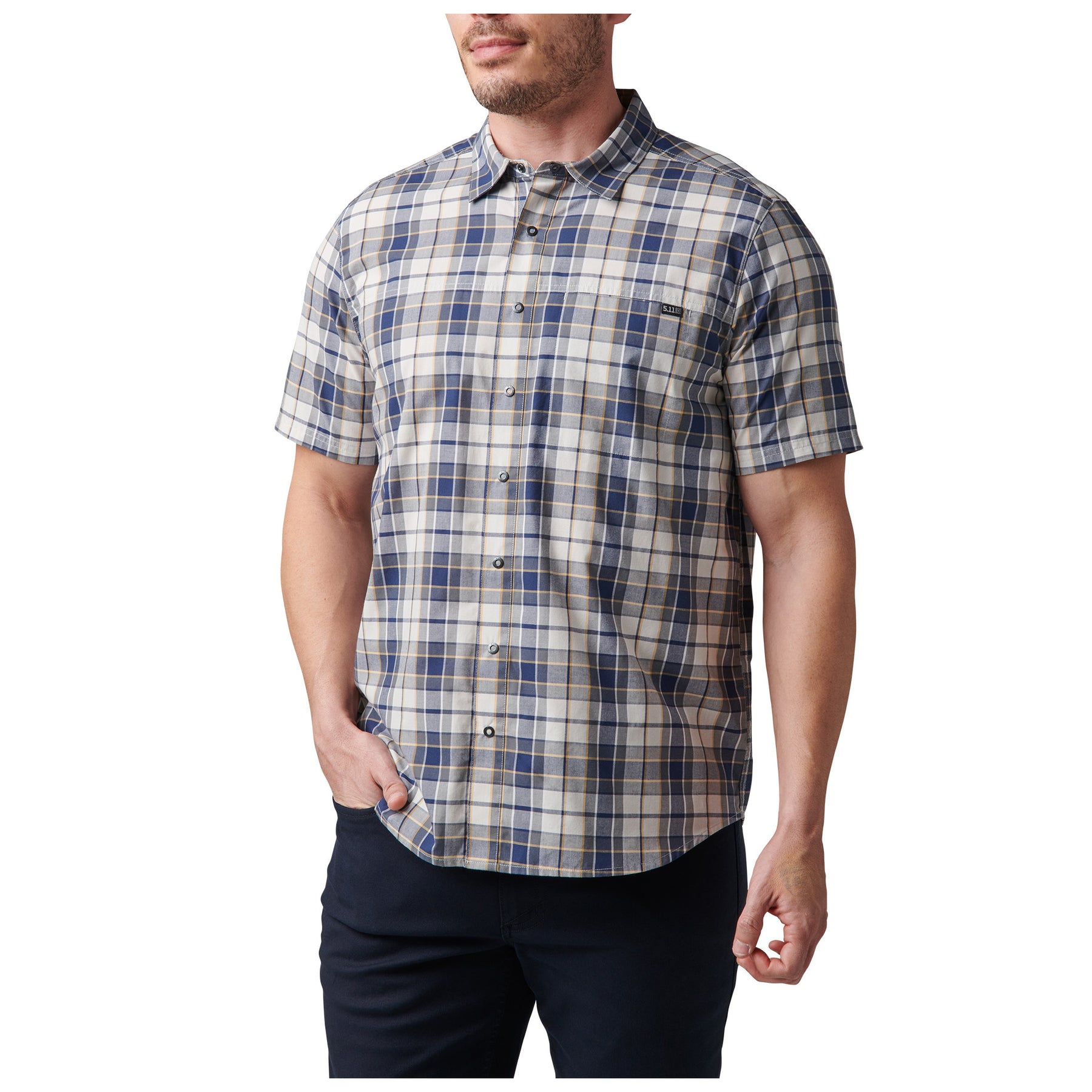 5.11 | WYATT SHORT SLEEVE PLAID SHIRT - Camicia