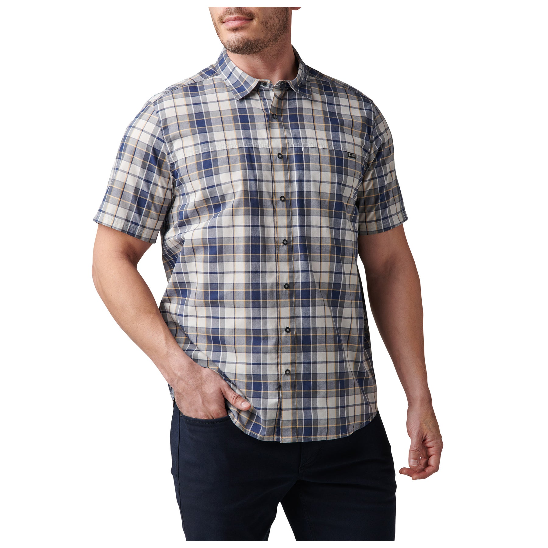 5.11 | WYATT SHORT SLEEVE PLAID SHIRT - Camicia