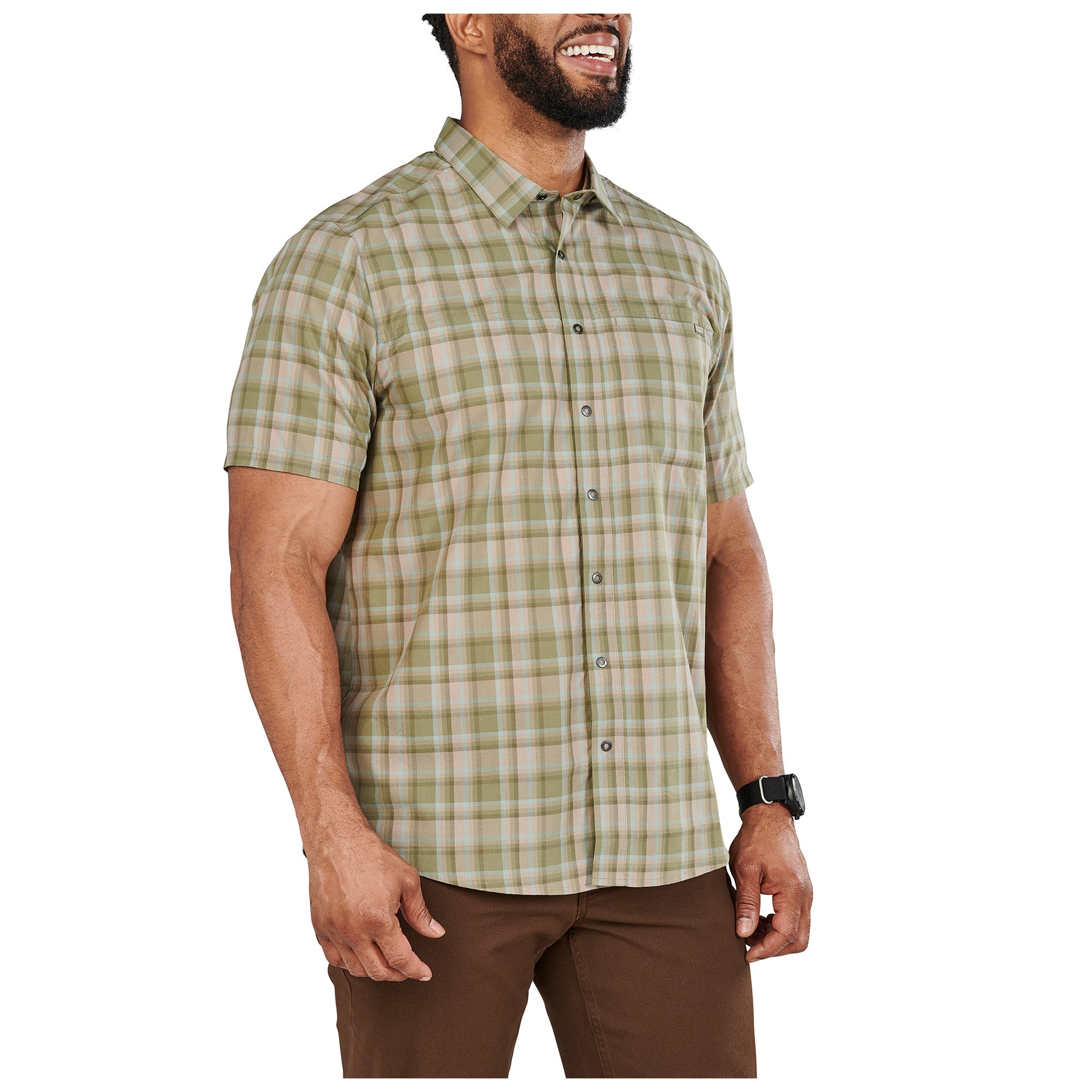 5.11 | WYATT SHORT SLEEVE PLAID SHIRT - Camicia