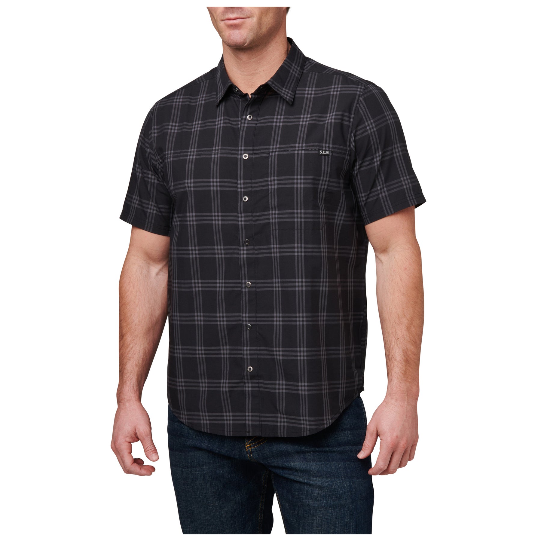 5.11 | WYATT SHORT SLEEVE PLAID SHIRT - Camicia