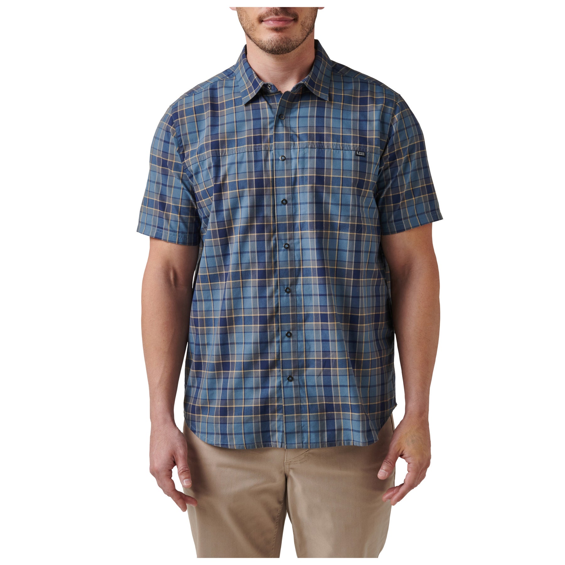 5.11 | WYATT SHORT SLEEVE PLAID SHIRT - Camicia