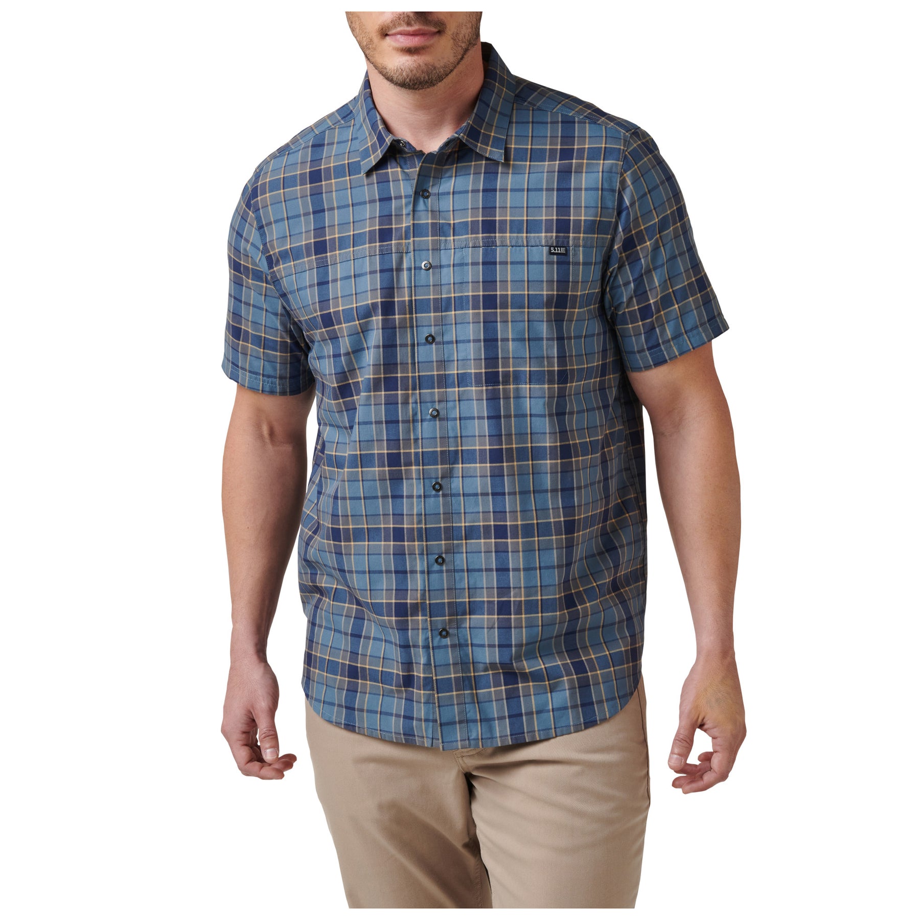 5.11 | WYATT SHORT SLEEVE PLAID SHIRT - Camicia