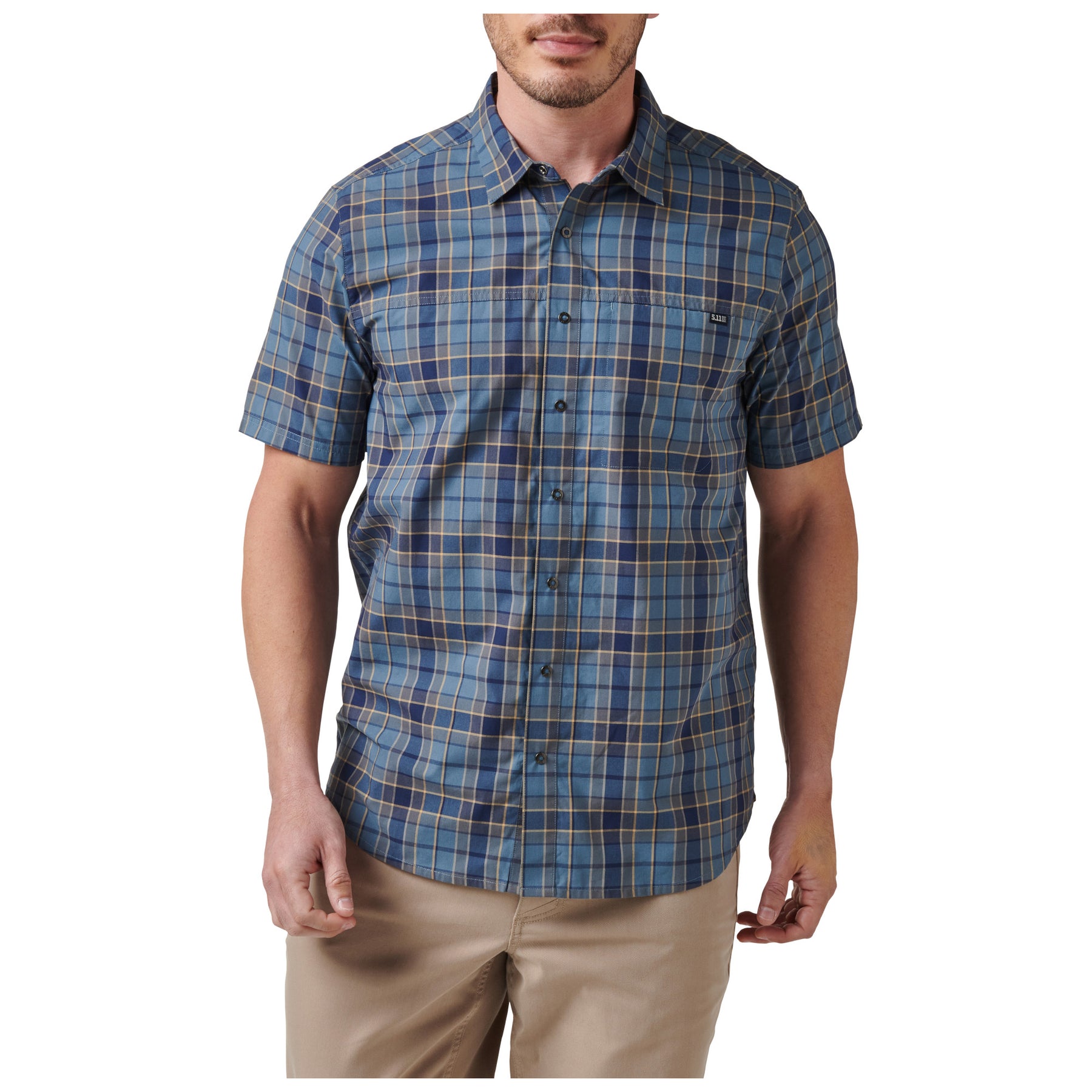 5.11 | WYATT SHORT SLEEVE PLAID SHIRT - Camicia