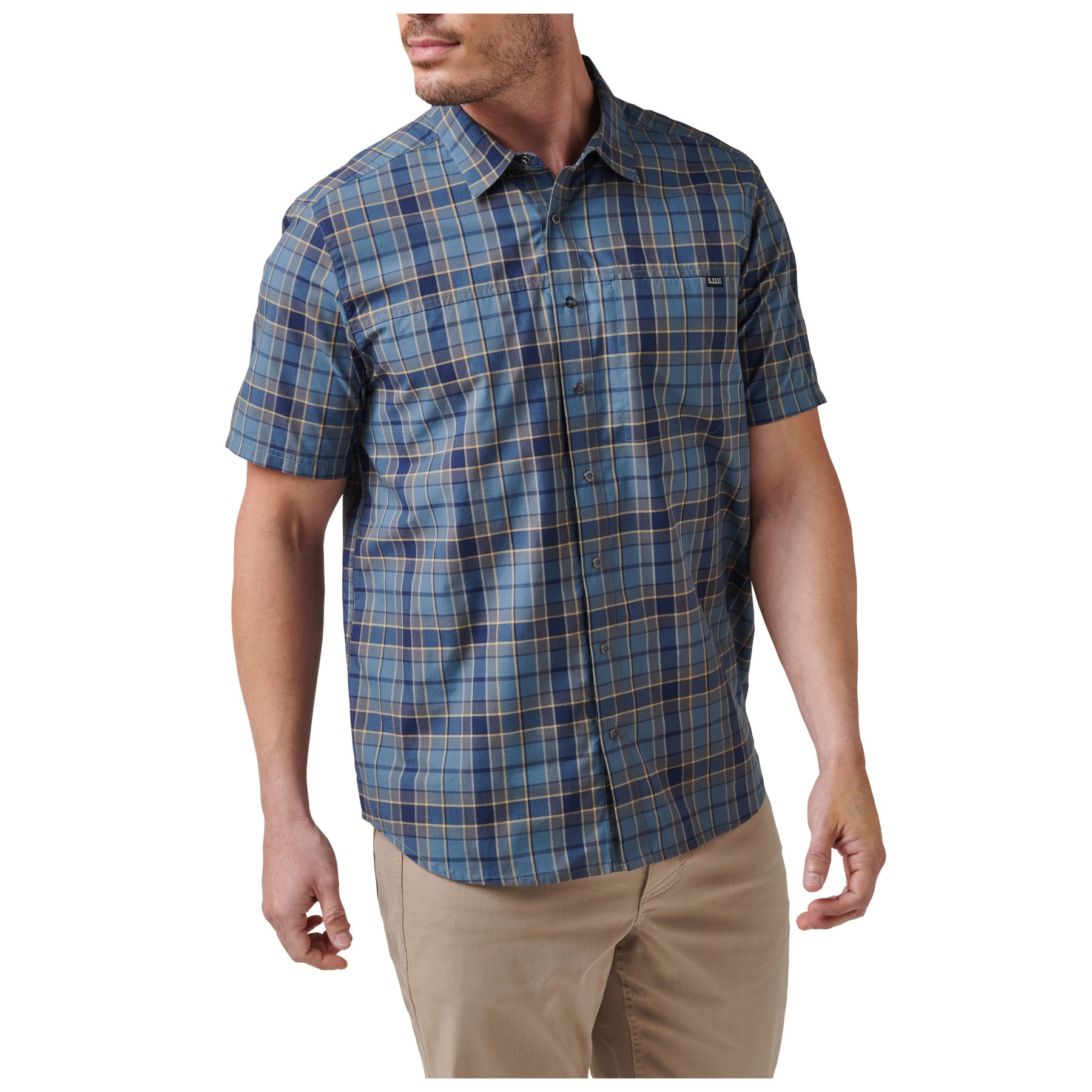 5.11 | WYATT SHORT SLEEVE PLAID SHIRT - Camicia