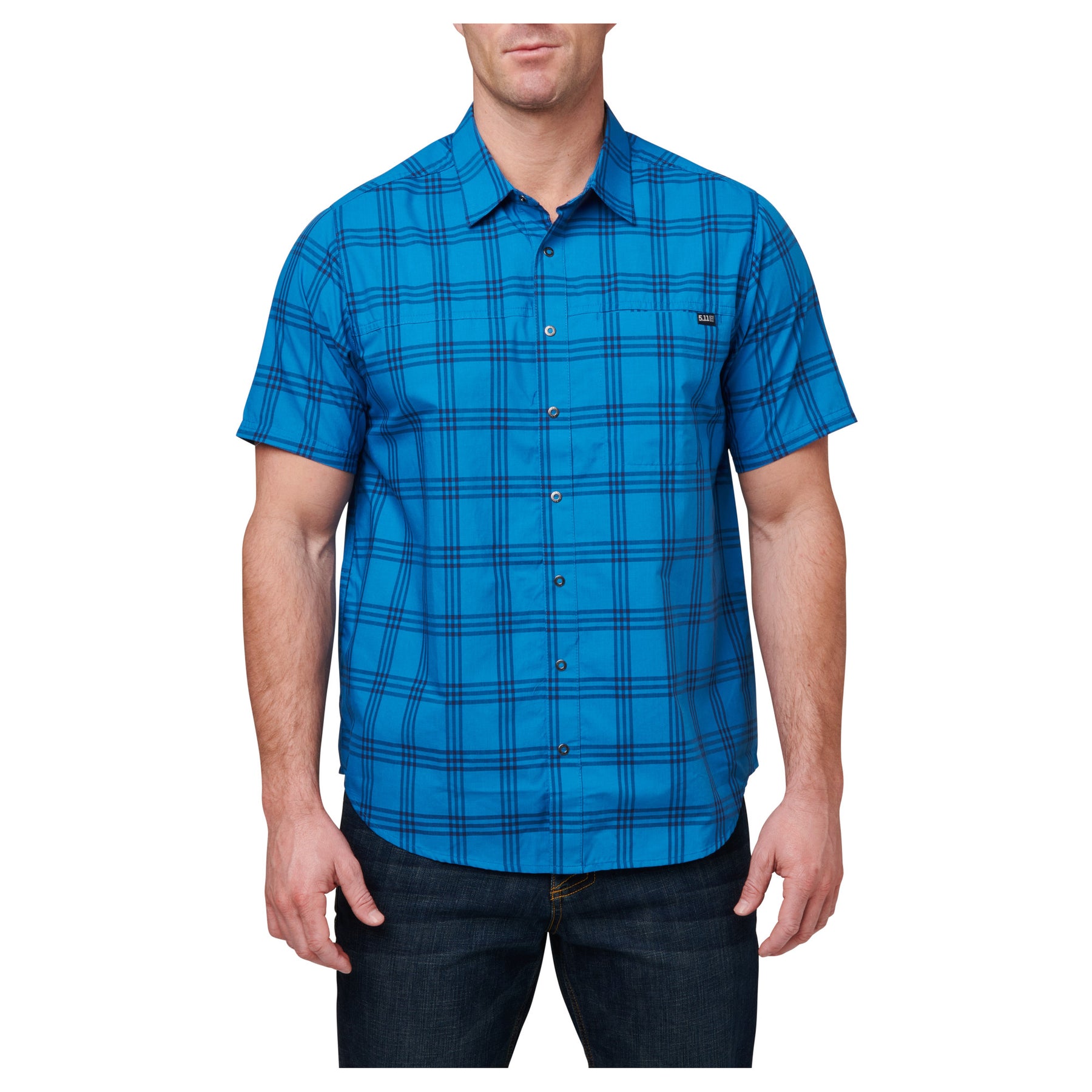 5.11 | WYATT SHORT SLEEVE PLAID SHIRT - Camicia