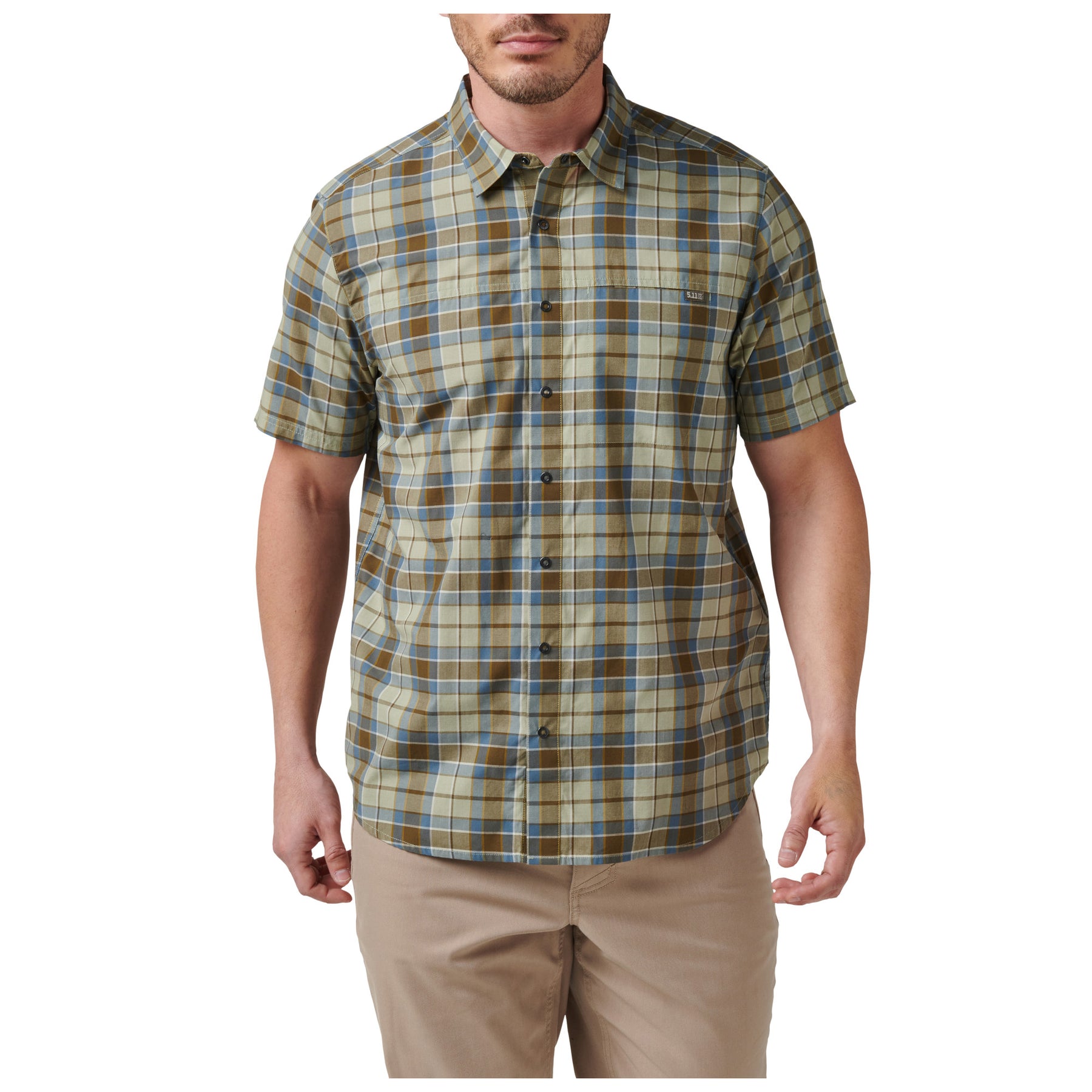 5.11 | WYATT SHORT SLEEVE PLAID SHIRT - Camicia