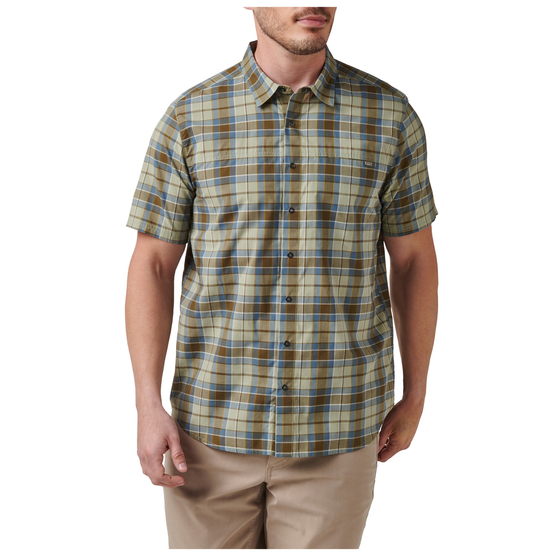 5.11 | WYATT SHORT SLEEVE PLAID SHIRT - Camicia