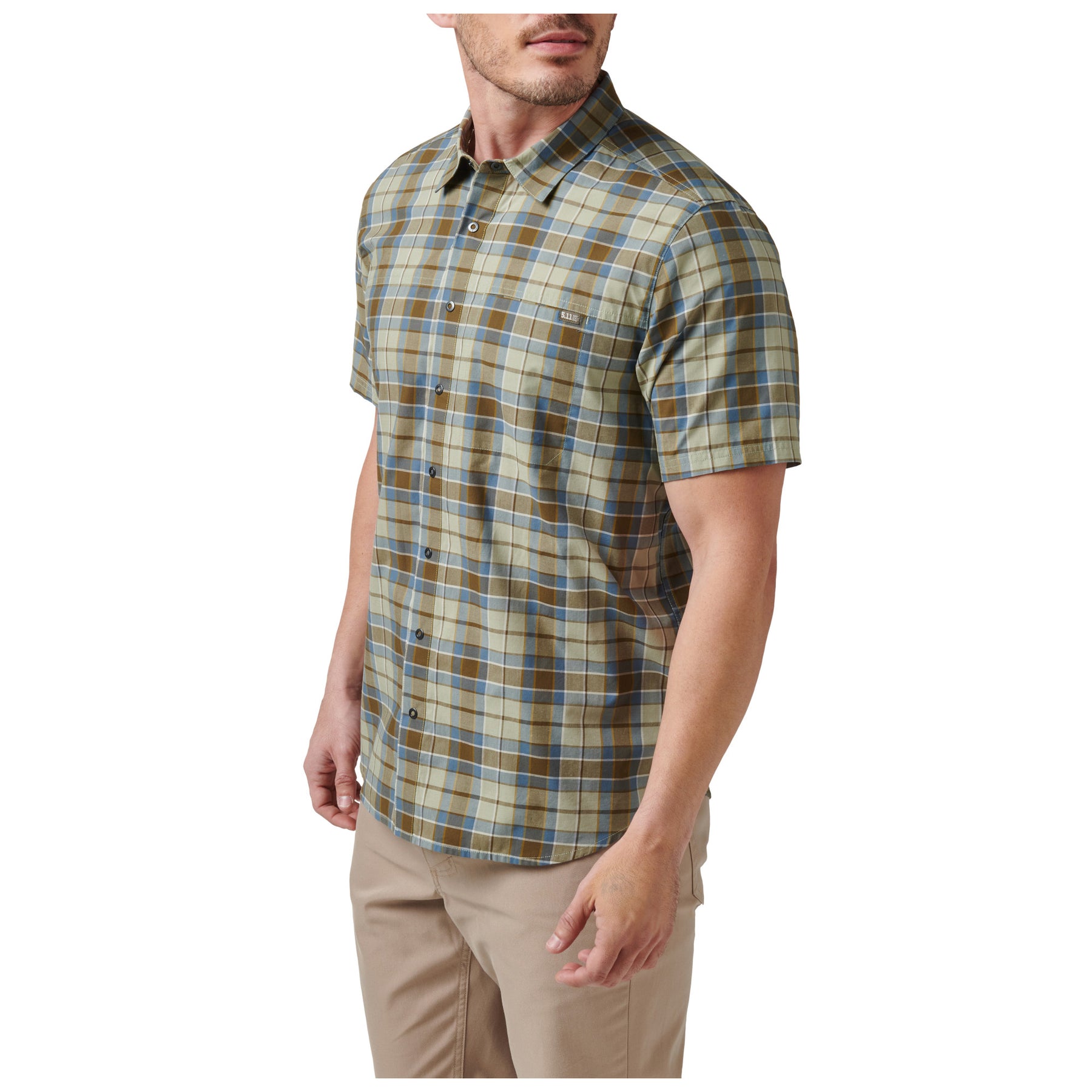 5.11 | WYATT SHORT SLEEVE PLAID SHIRT - Camicia