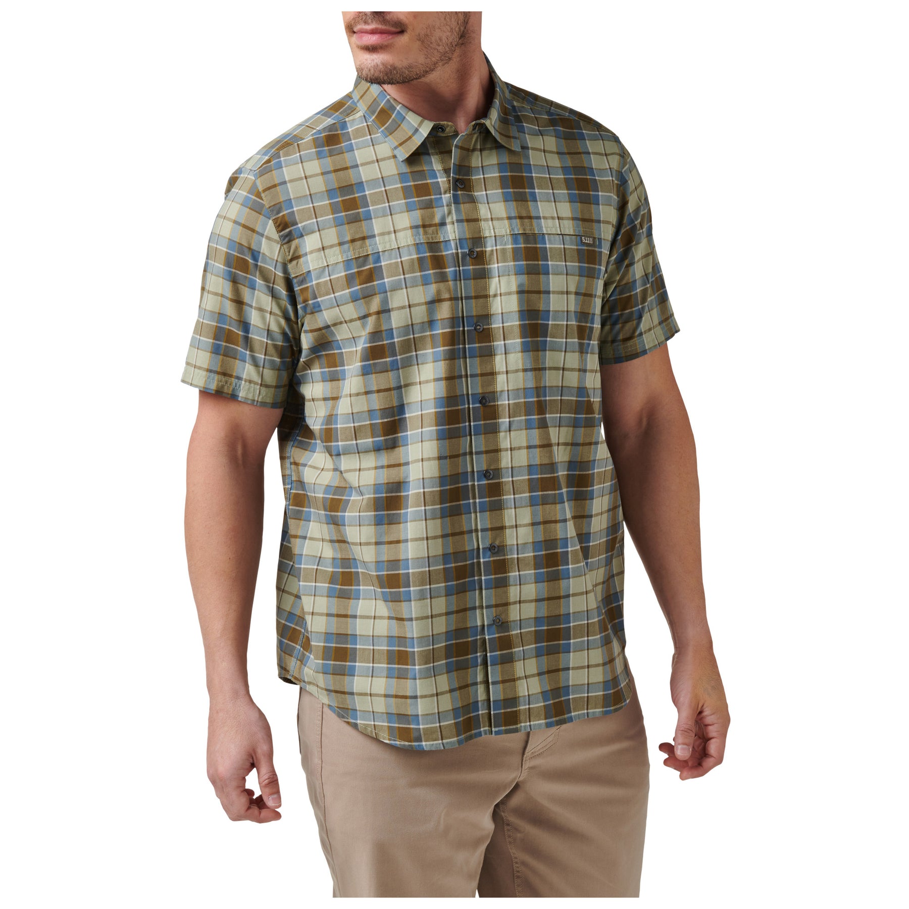 5.11 | WYATT SHORT SLEEVE PLAID SHIRT - Camicia