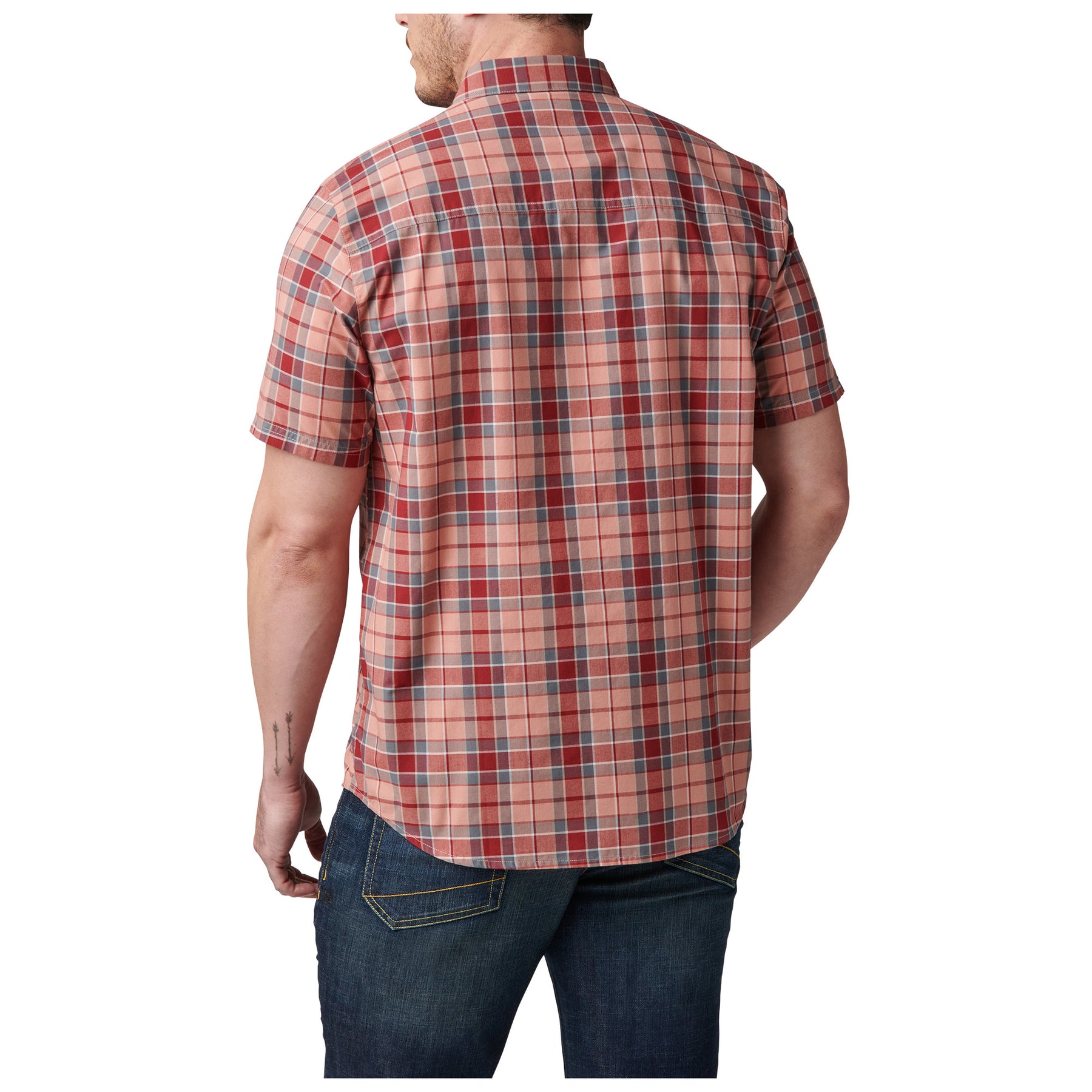 5.11 | WYATT SHORT SLEEVE PLAID SHIRT - Camicia